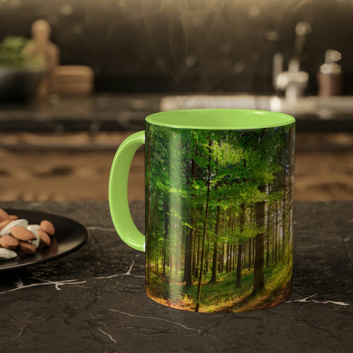 Beautiful Forest Colorful Mug, 11 oz