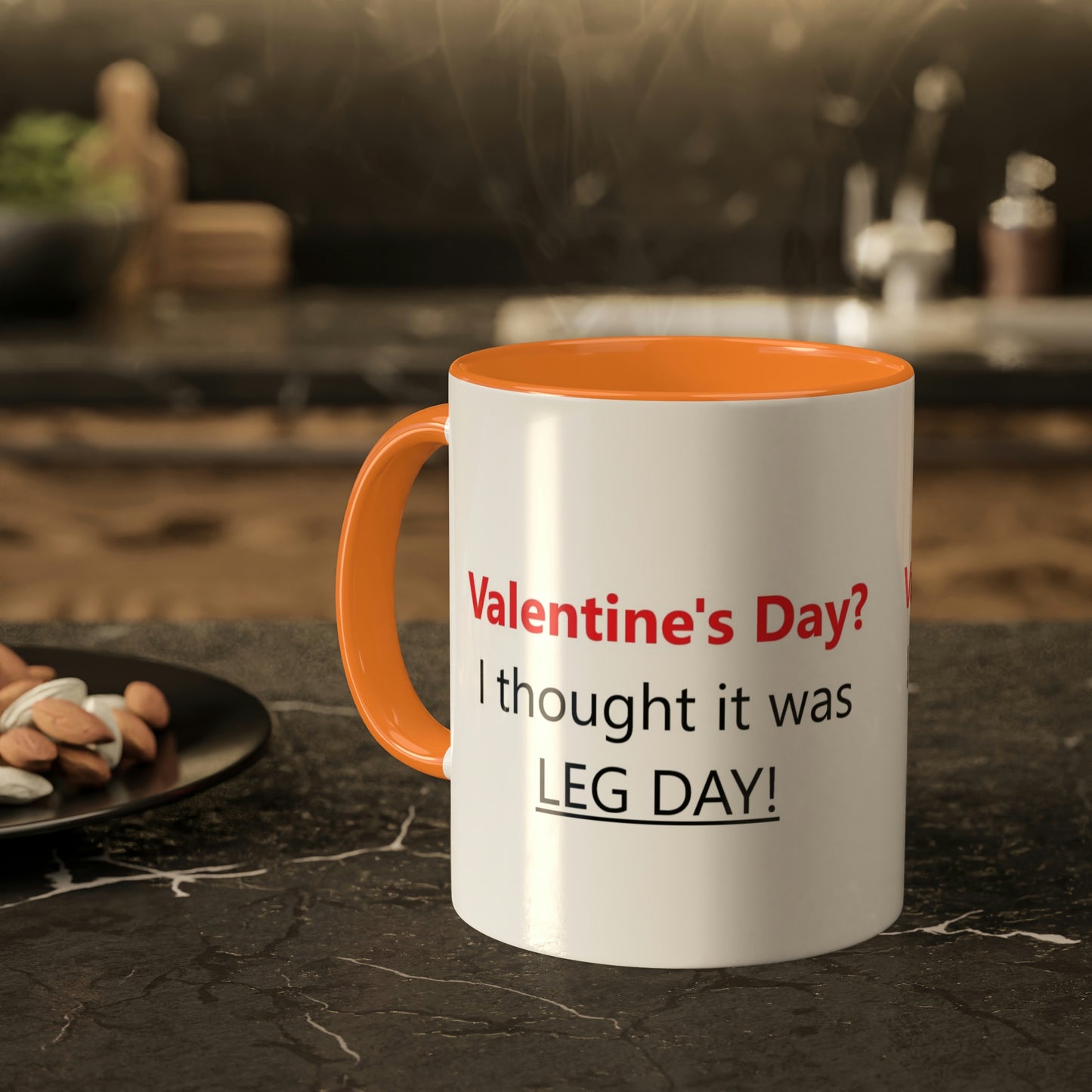 Funny Gym Person's Valentine's Gift Colorful Mugs, 11oz