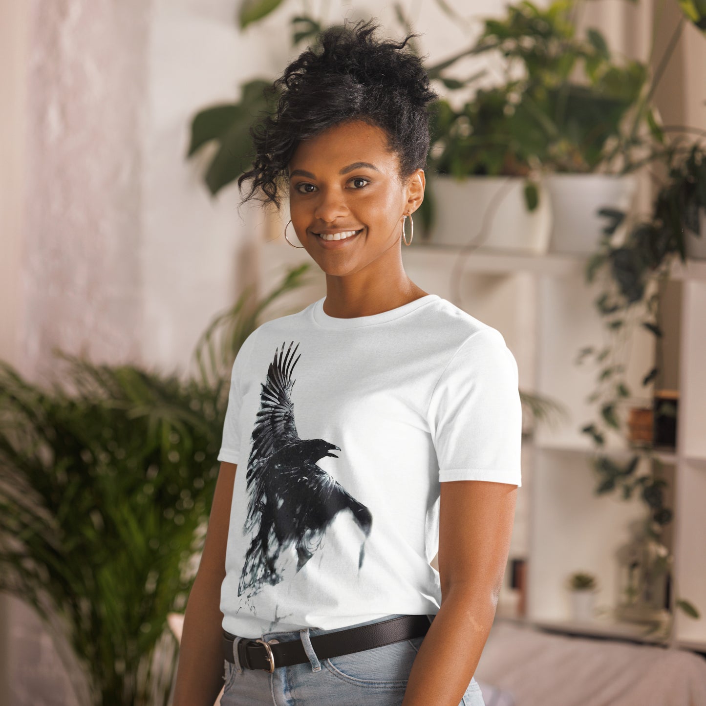 Raven in Flight Short-Sleeve Unisex T-Shirt