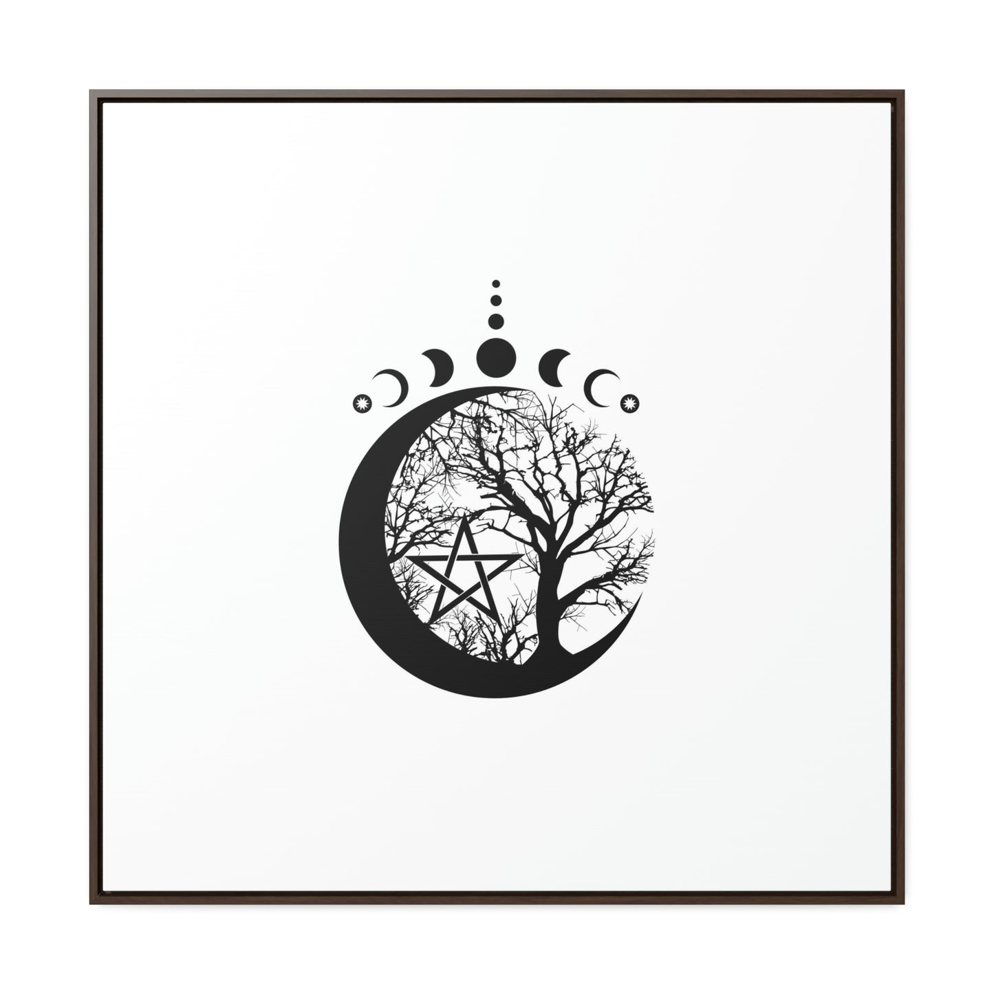 Gallery Canvas Wraps, Square Frame Wicca Design