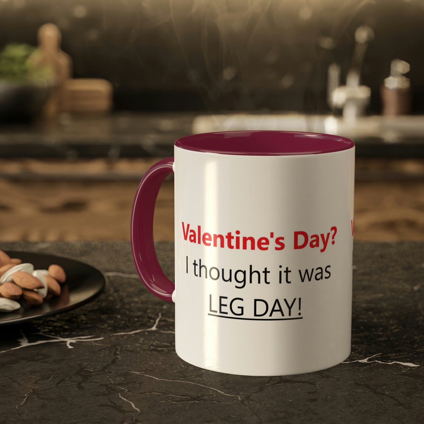 Funny Gym Person's Valentine's Gift Colorful Mugs, 11oz
