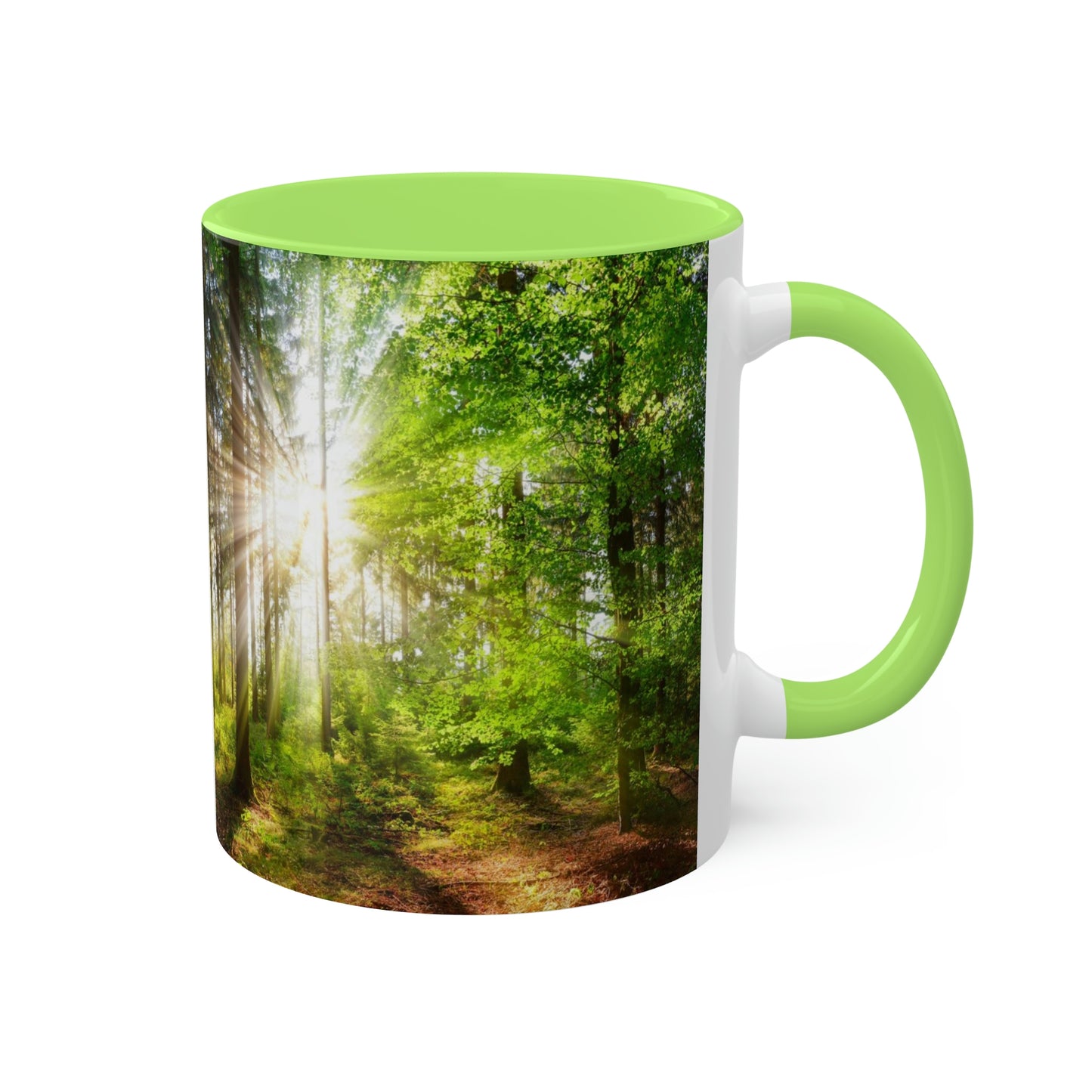 Beautiful Forest Colorful Mug, 11 oz