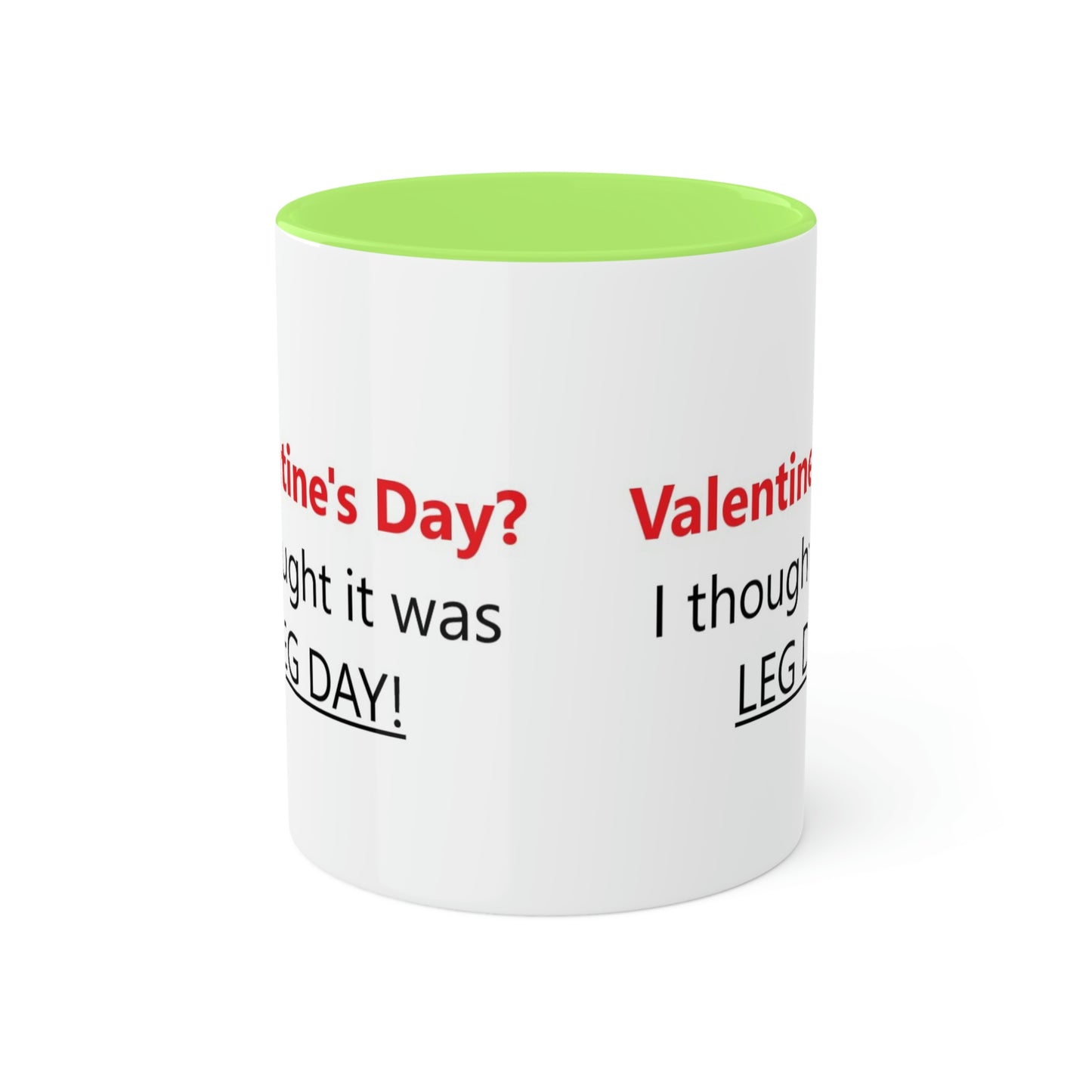Funny Gym Person's Valentine's Gift Colorful Mugs, 11oz