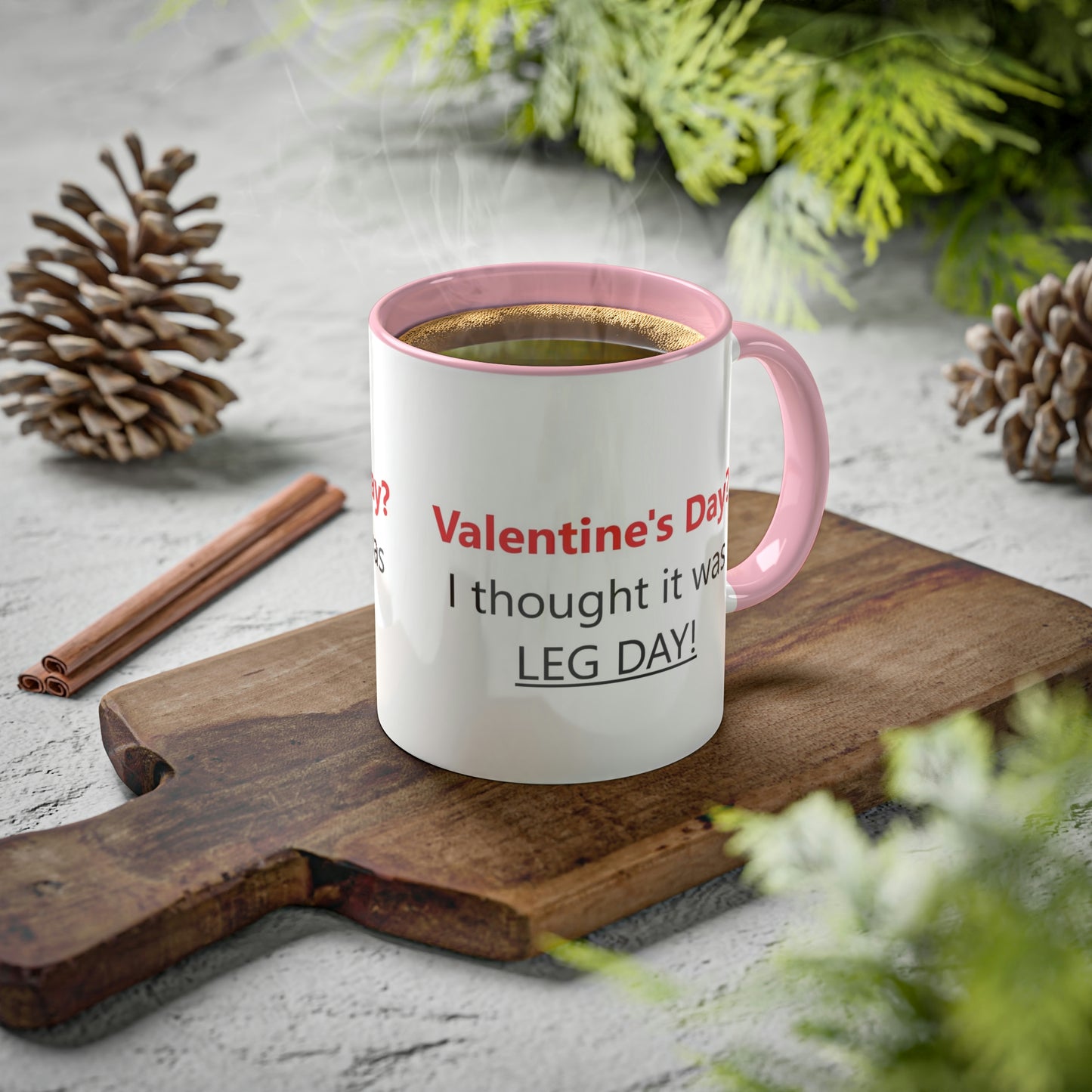 Funny Gym Person's Valentine's Gift Colorful Mugs, 11oz