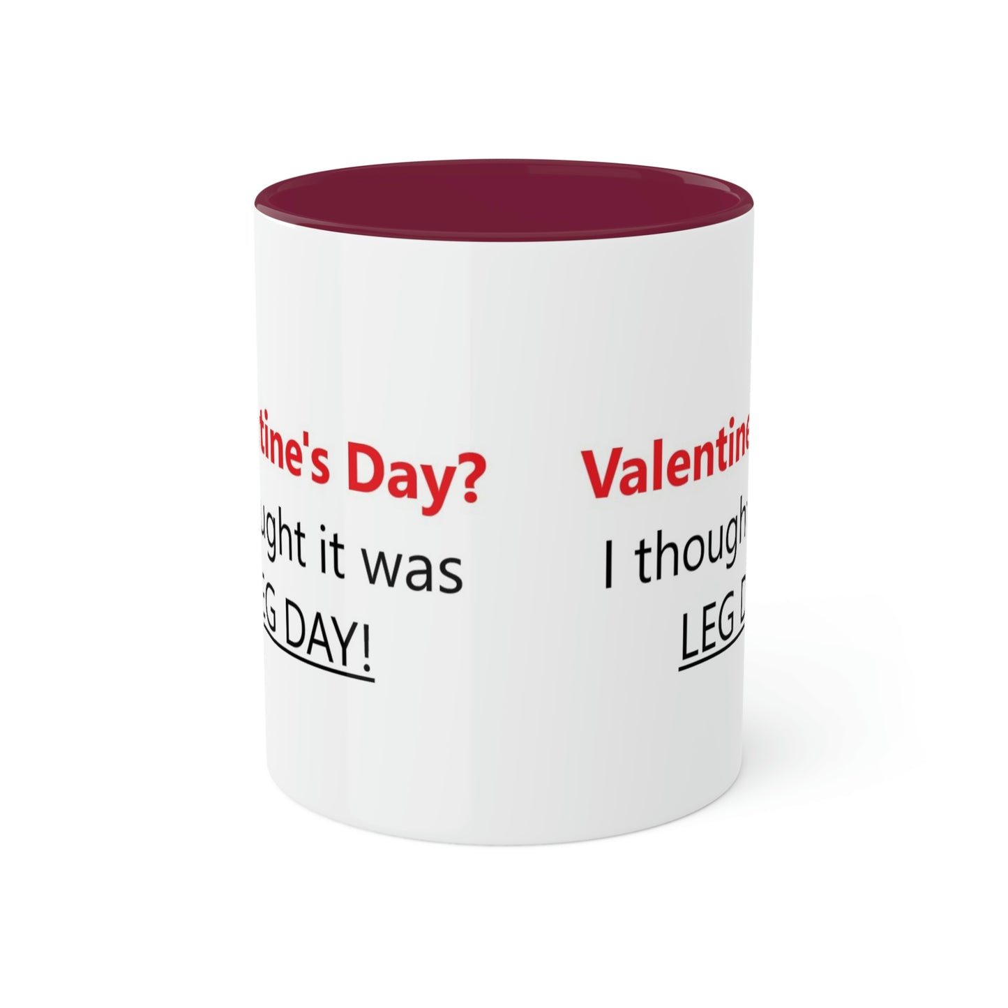 Funny Gym Person's Valentine's Gift Colorful Mugs, 11oz