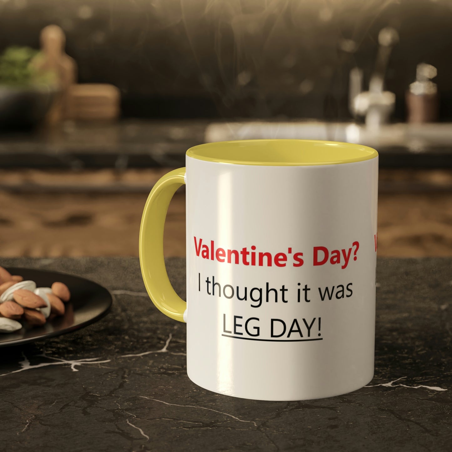 Funny Gym Person's Valentine's Gift Colorful Mugs, 11oz