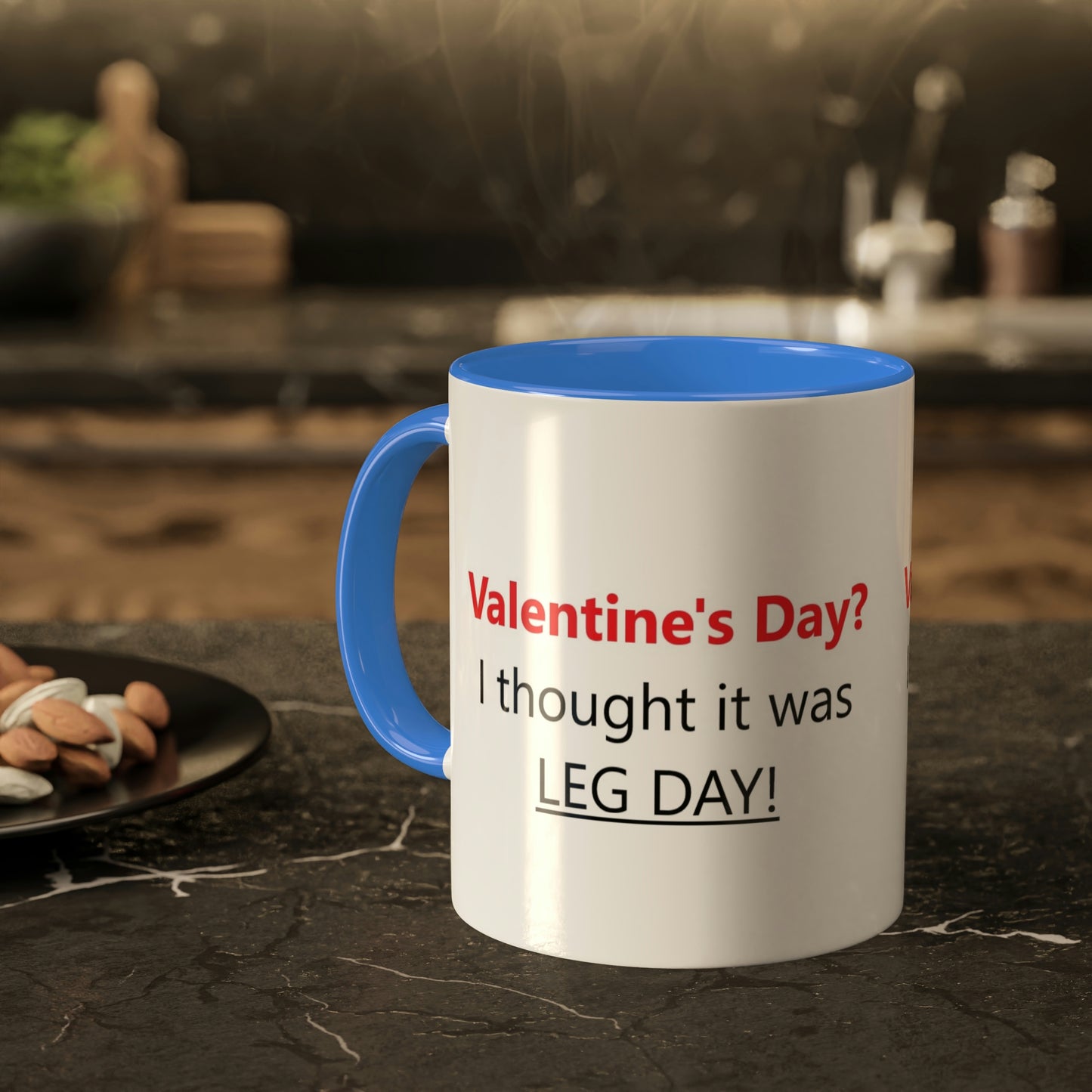 Funny Gym Person's Valentine's Gift Colorful Mugs, 11oz