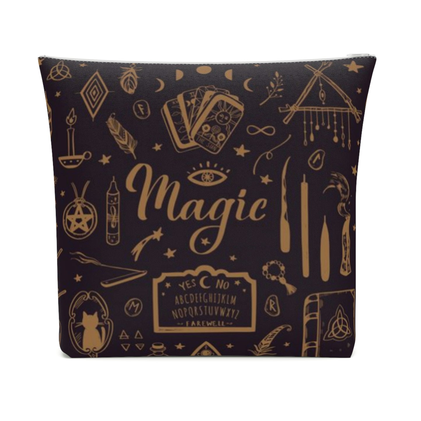 Witchy Gift Magic Design Cotton Cosmetic Bag