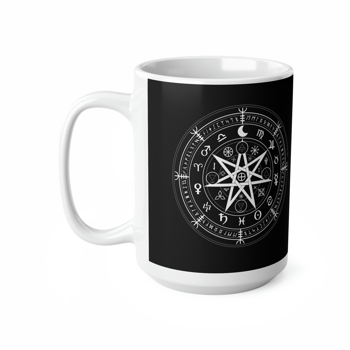 Witch Protection Symbol Ceramic Coffee Cups, 11oz, 15oz - UK