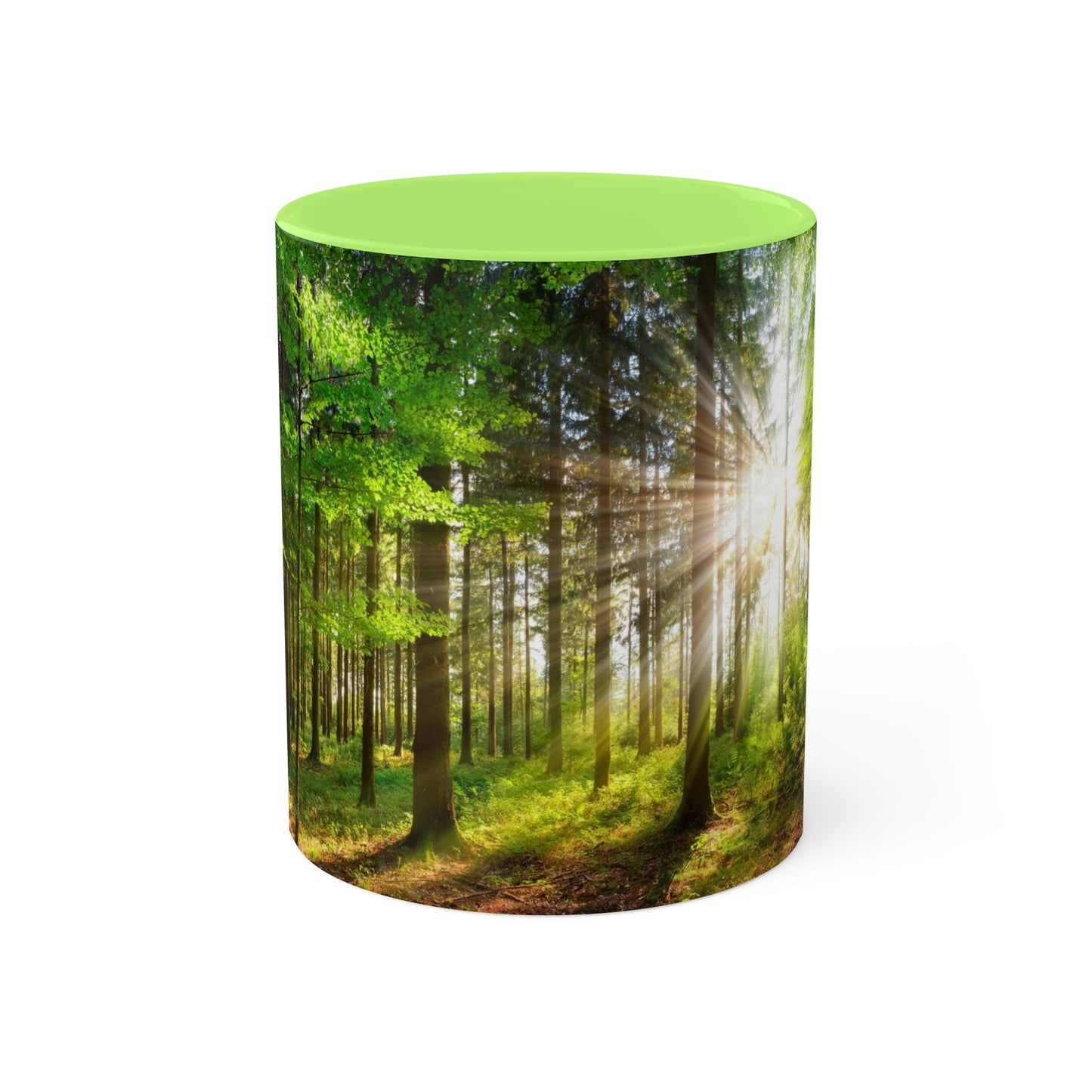 Beautiful Forest Colorful Mug, 11 oz