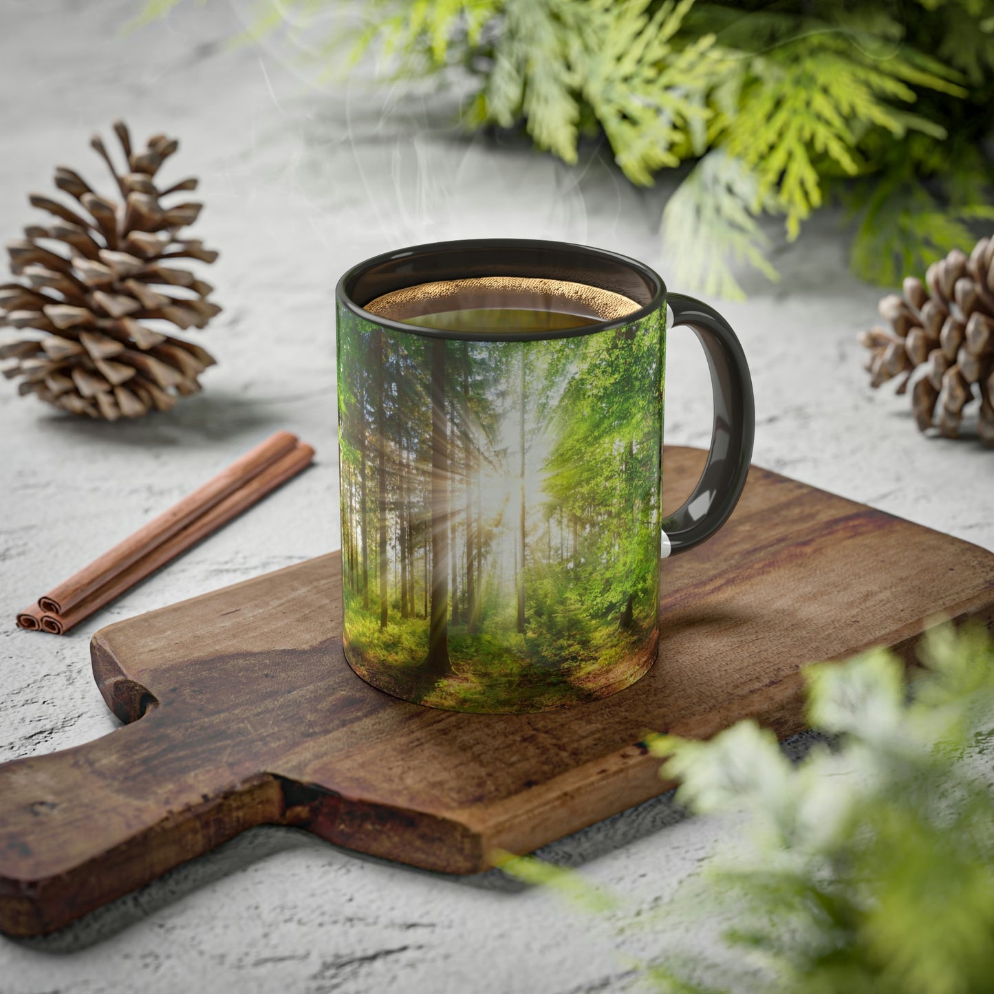 Beautiful Forest Colorful Mug, 11 oz