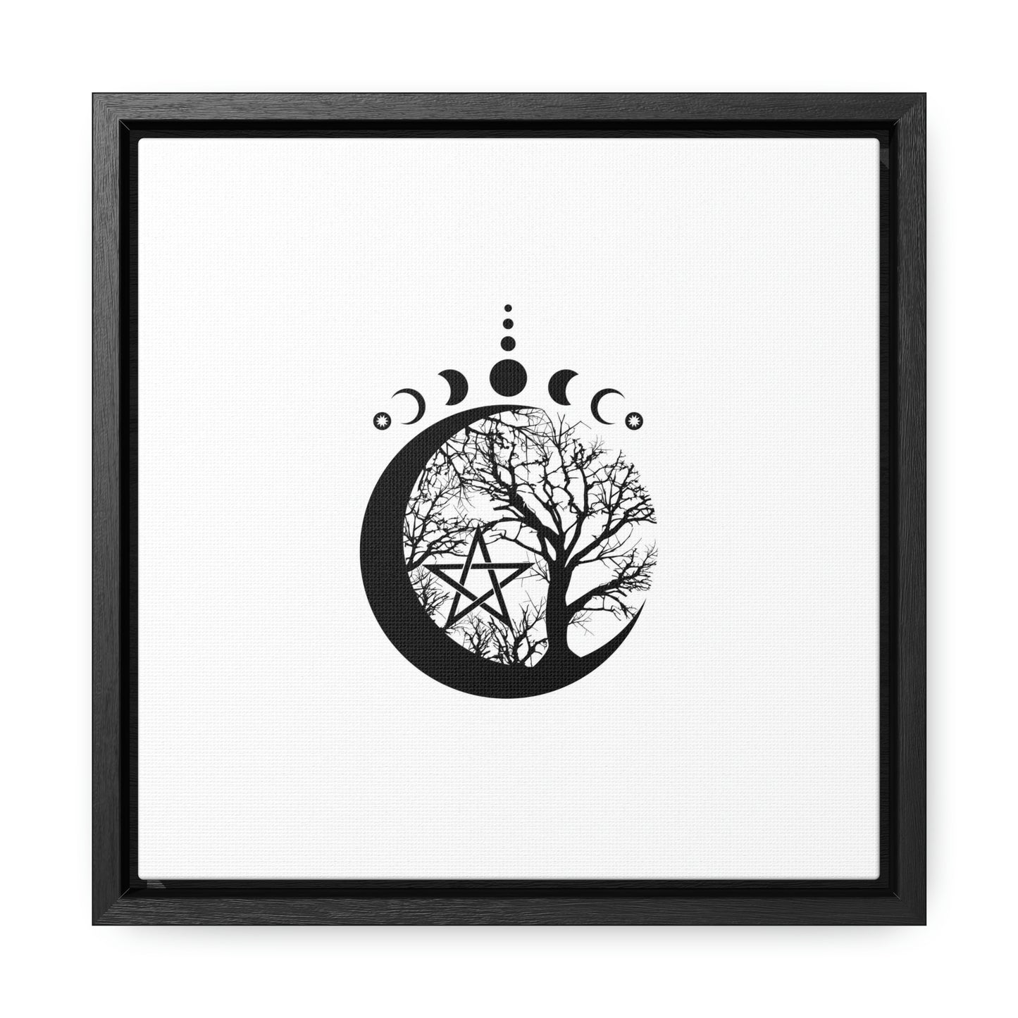Gallery Canvas Wraps, Square Frame Wicca Design