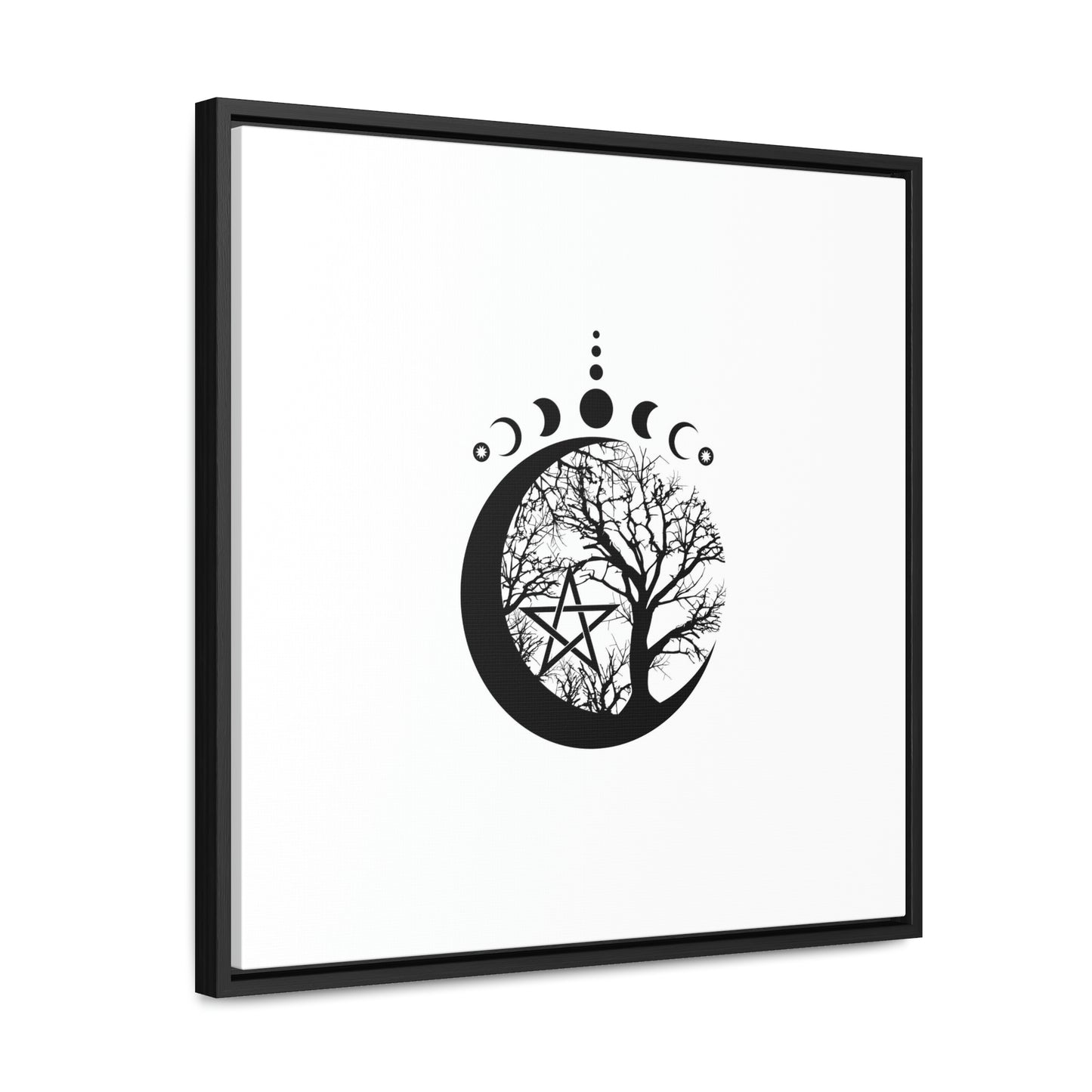 Gallery Canvas Wraps, Square Frame Wicca Design