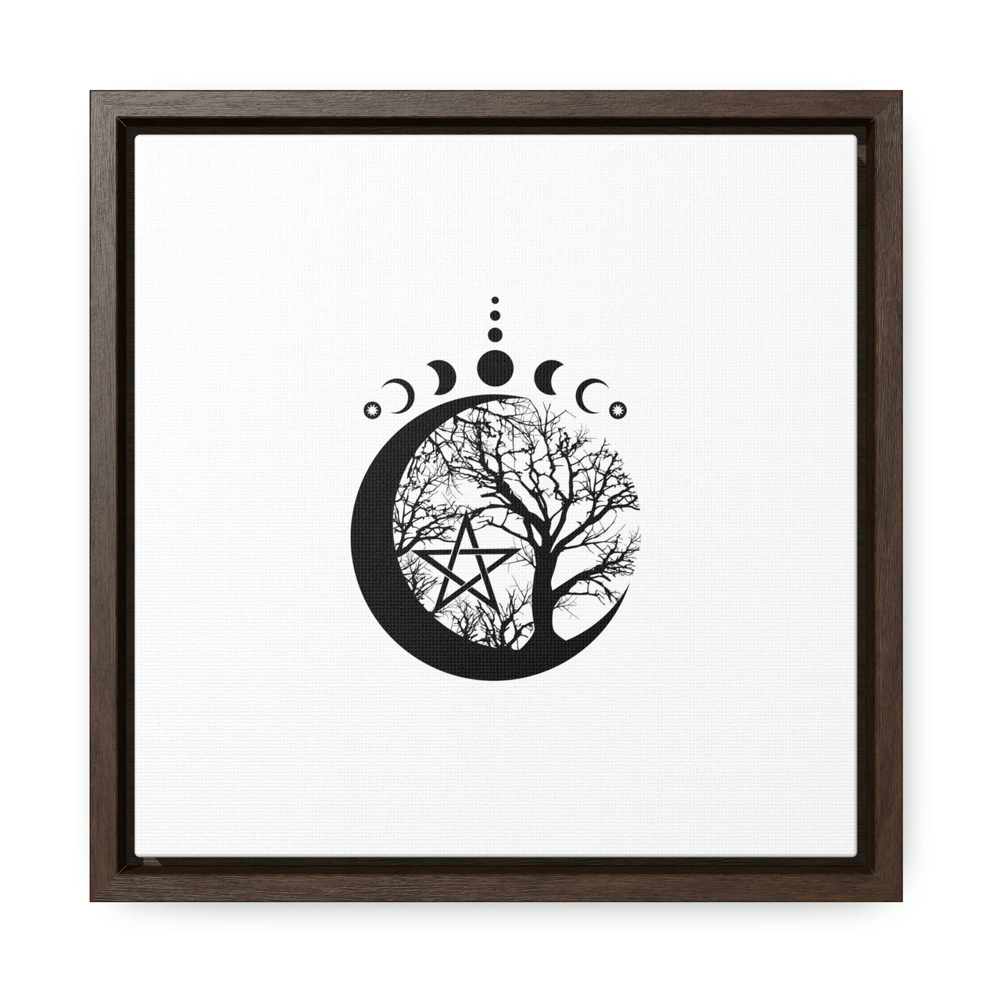 Gallery Canvas Wraps, Square Frame Wicca Design