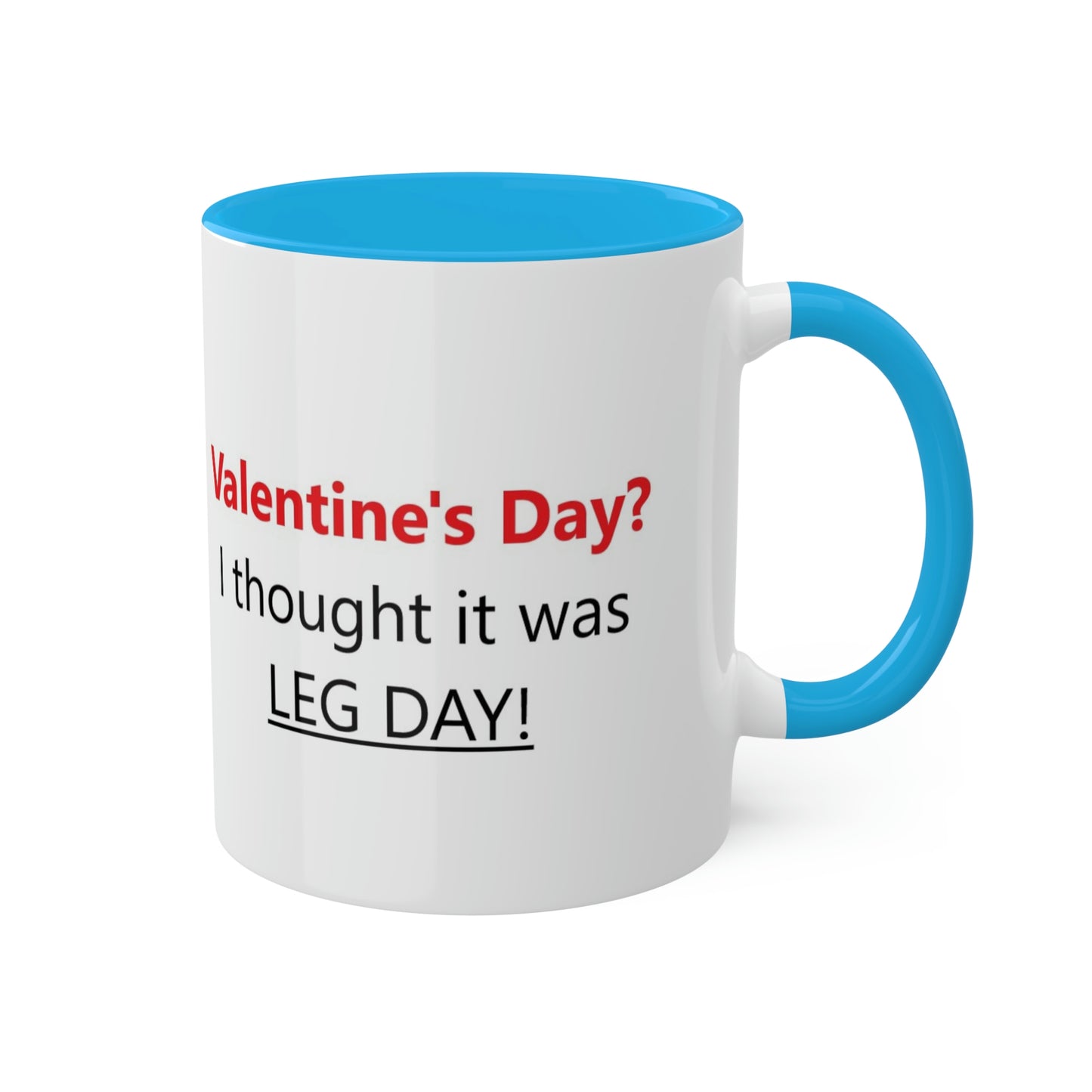 Funny Gym Person's Valentine's Gift Colorful Mugs, 11oz