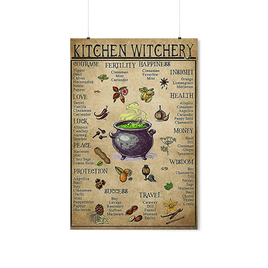 Kitchen Witchery Premium Matte Vertical Poster