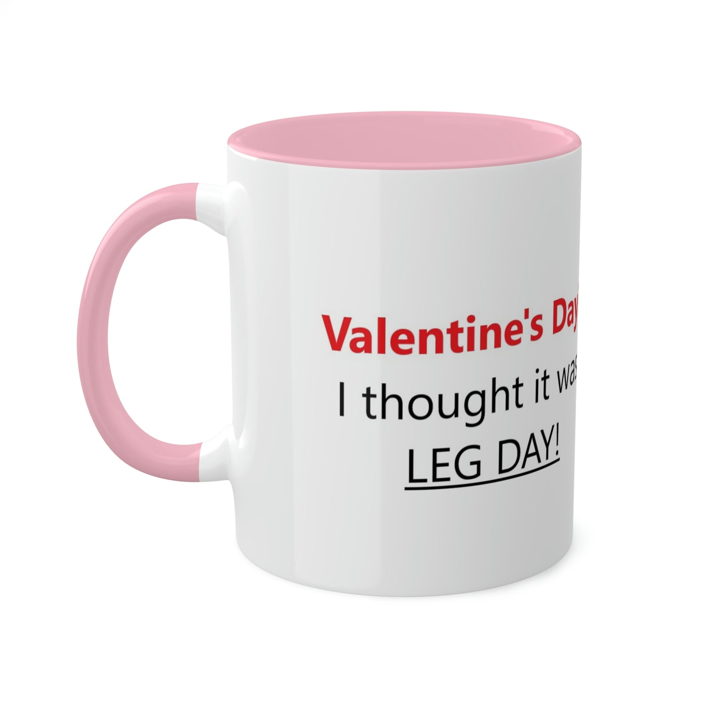 Funny Gym Person's Valentine's Gift Colorful Mugs, 11oz