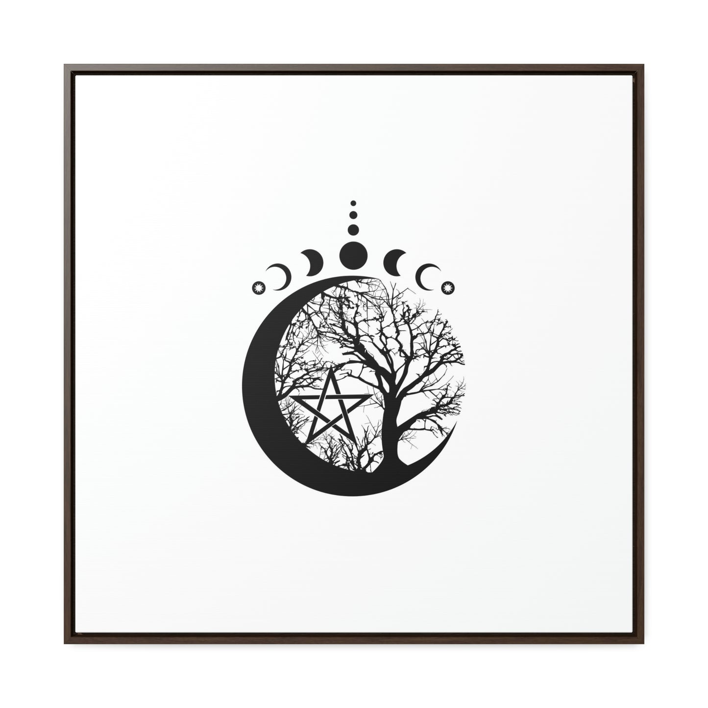 Gallery Canvas Wraps, Square Frame Wicca Design
