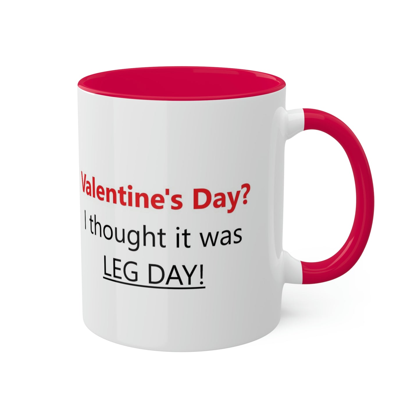 Funny Gym Person's Valentine's Gift Colorful Mugs, 11oz