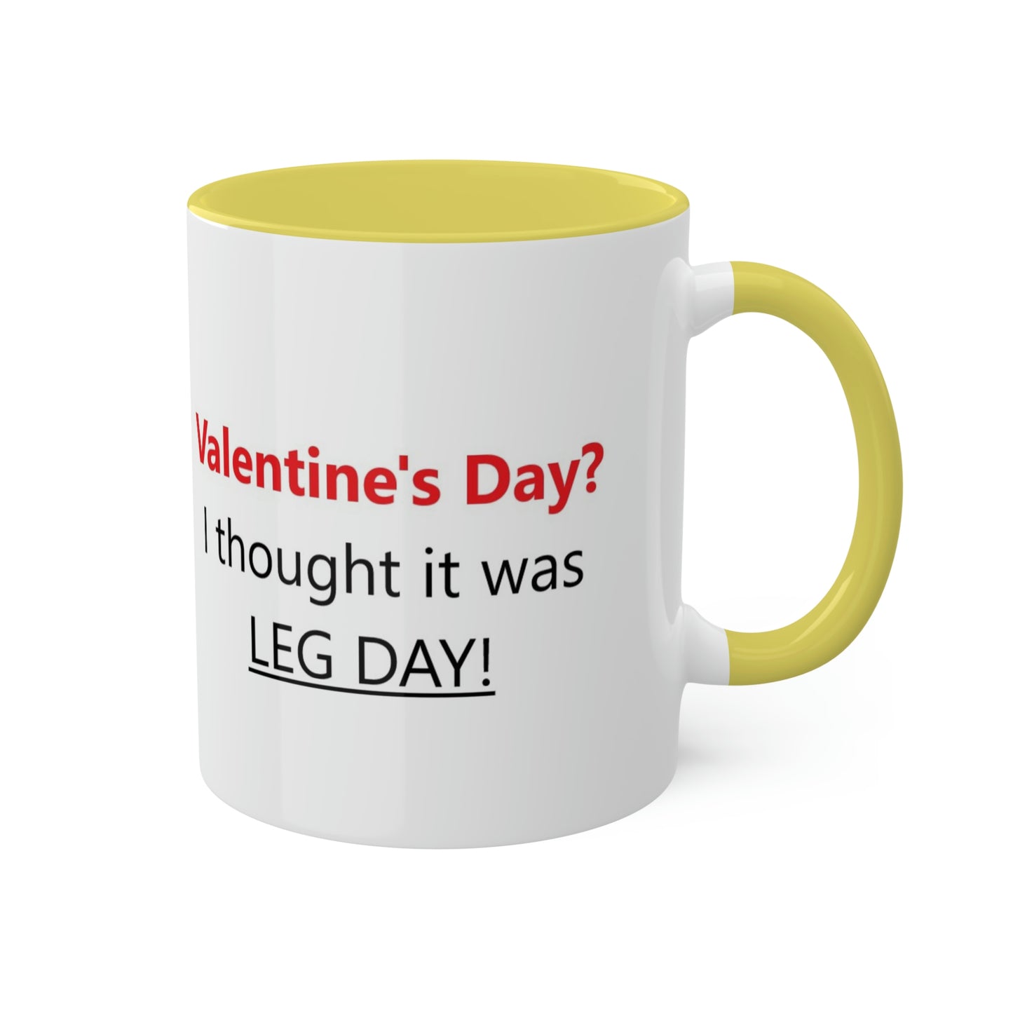 Funny Gym Person's Valentine's Gift Colorful Mugs, 11oz