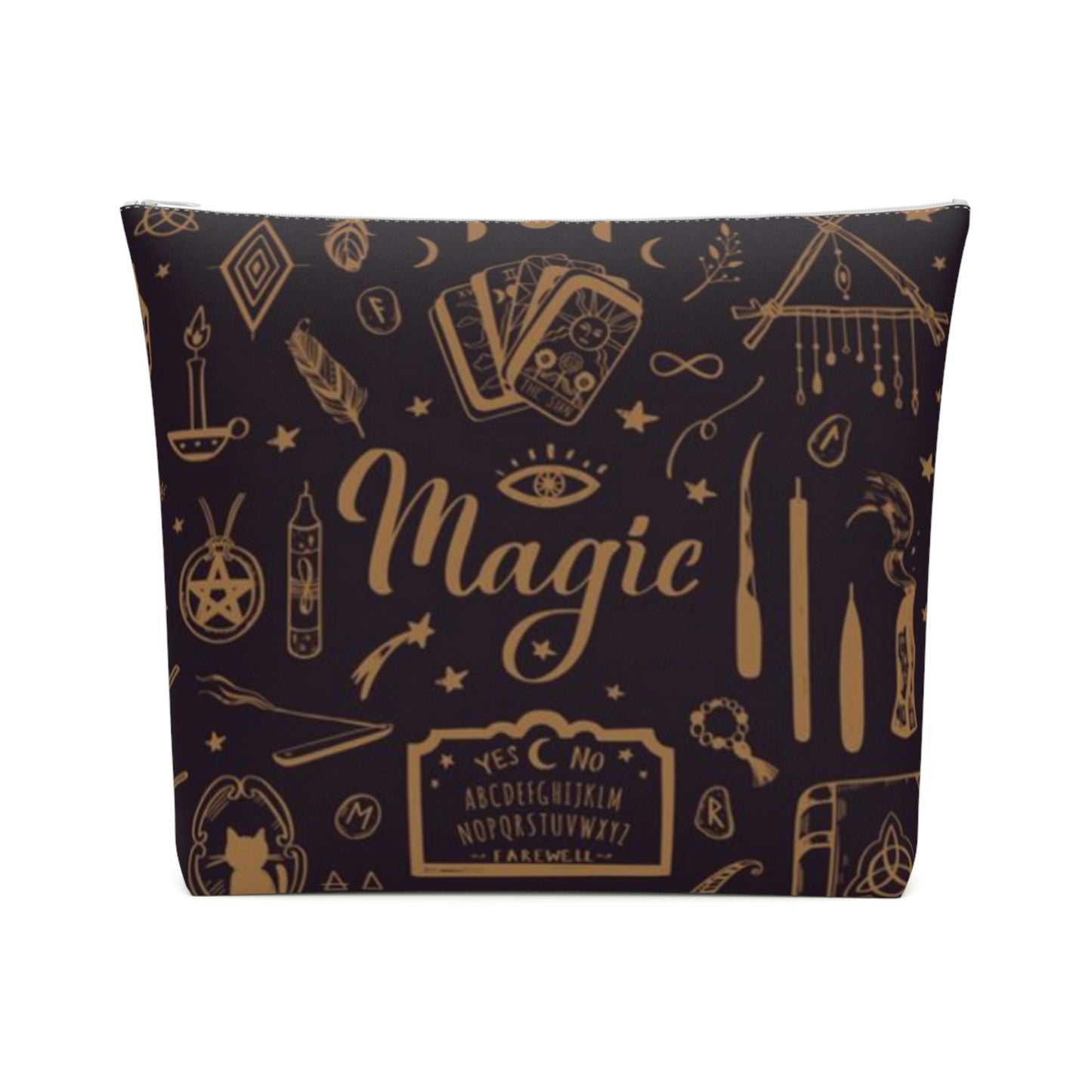 Witchy Gift Magic Design Cotton Cosmetic Bag