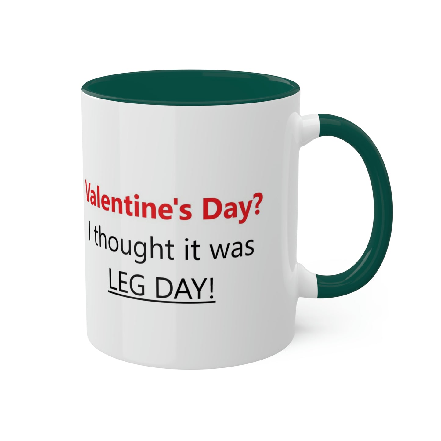 Funny Gym Person's Valentine's Gift Colorful Mugs, 11oz