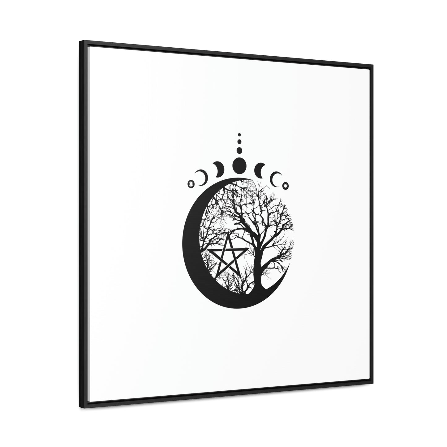 Gallery Canvas Wraps, Square Frame Wicca Design