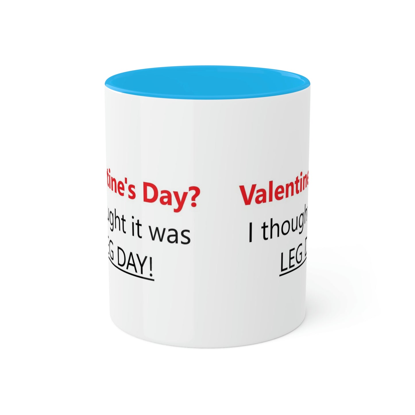 Funny Gym Person's Valentine's Gift Colorful Mugs, 11oz