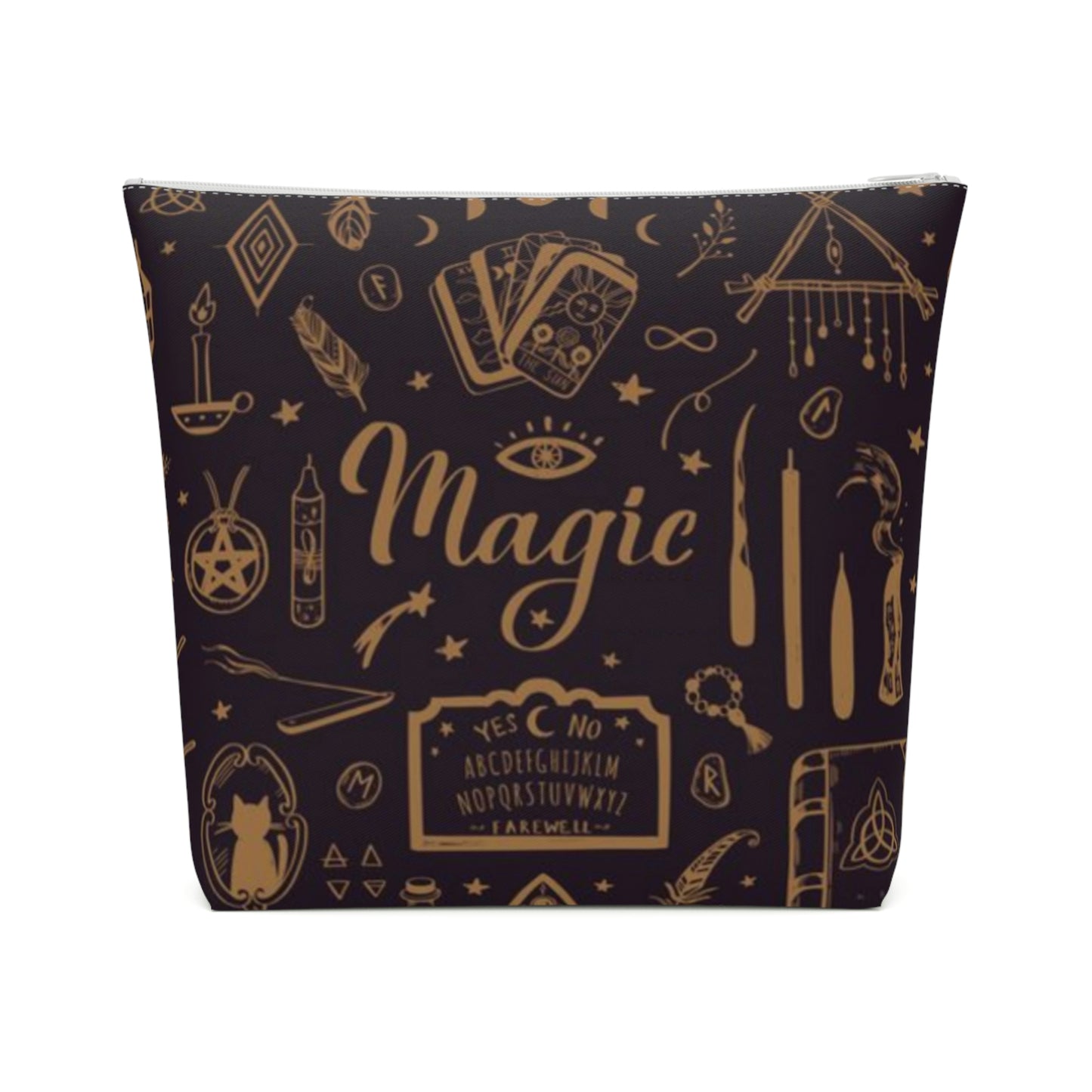 Witchy Gift Magic Design Cotton Cosmetic Bag