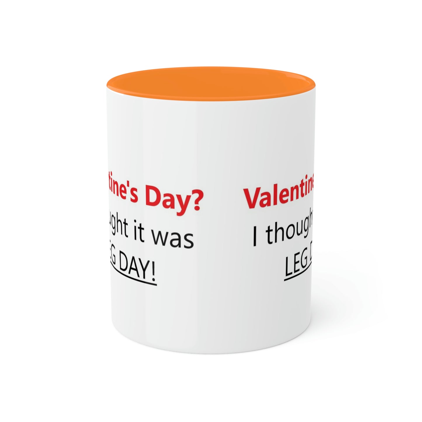 Funny Gym Person's Valentine's Gift Colorful Mugs, 11oz