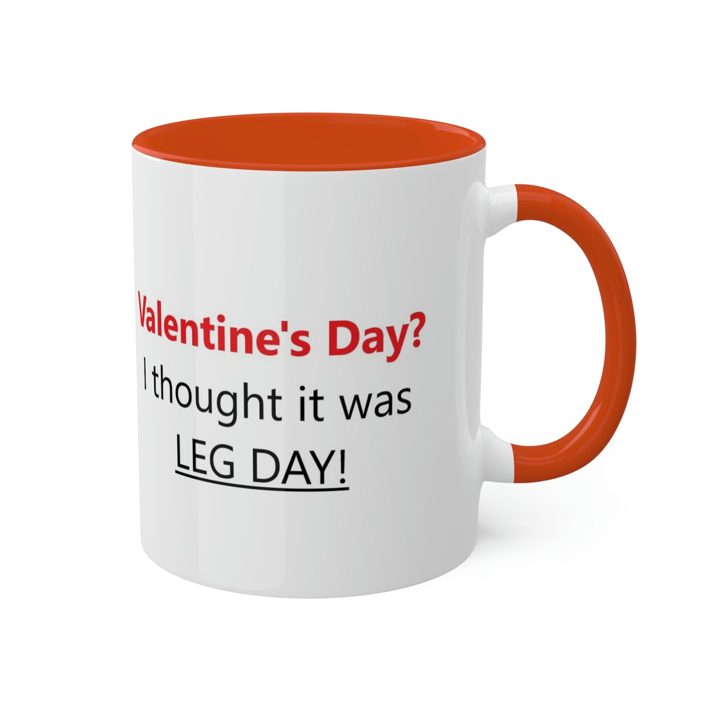 Funny Gym Person's Valentine's Gift Colorful Mugs, 11oz