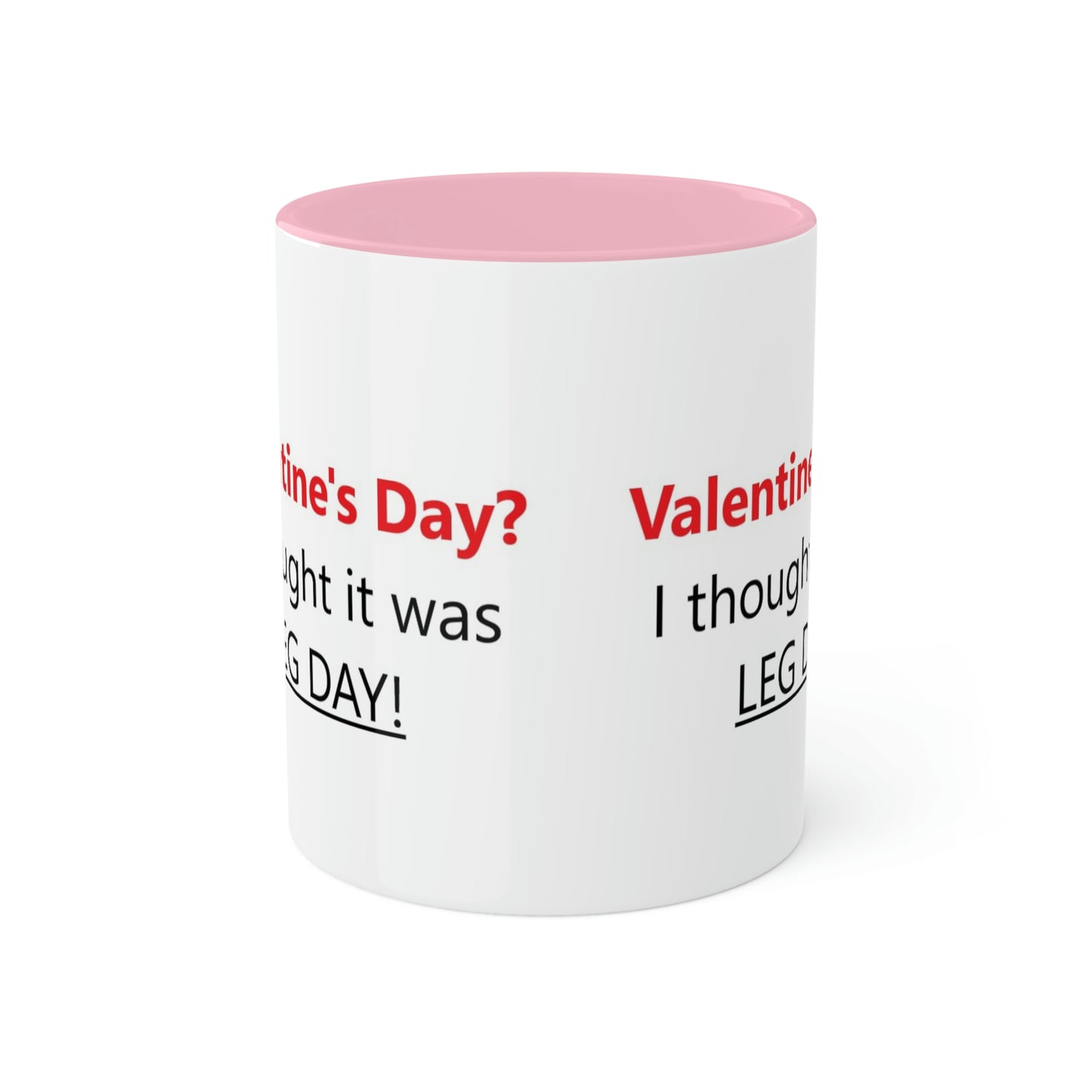 Funny Gym Person's Valentine's Gift Colorful Mugs, 11oz