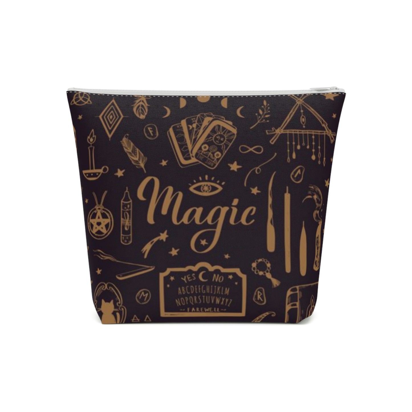 Witchy Gift Magic Design Cotton Cosmetic Bag