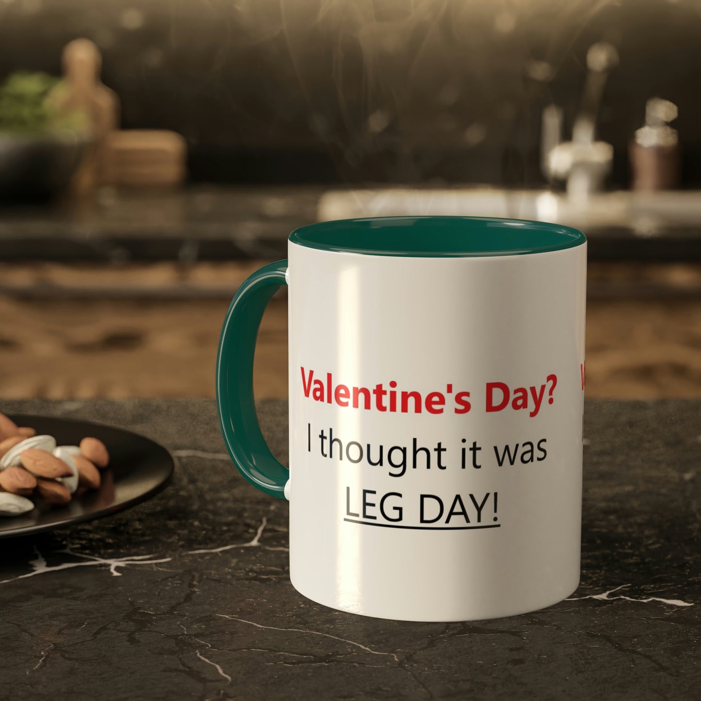 Funny Gym Person's Valentine's Gift Colorful Mugs, 11oz