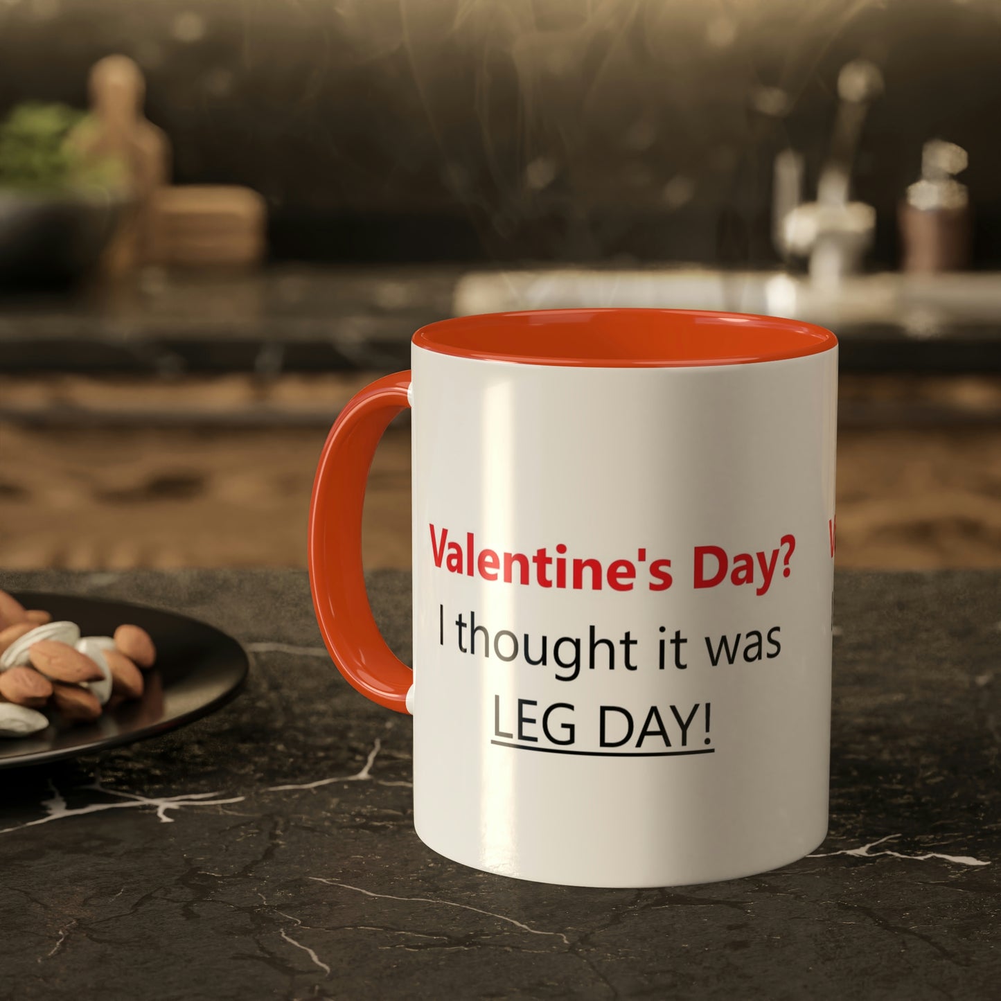 Funny Gym Person's Valentine's Gift Colorful Mugs, 11oz