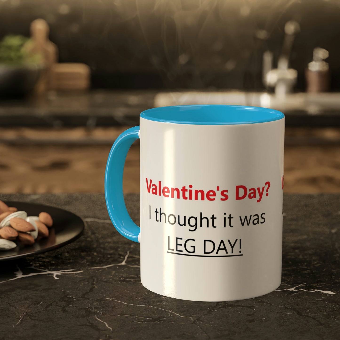 Funny Gym Person's Valentine's Gift Colorful Mugs, 11oz