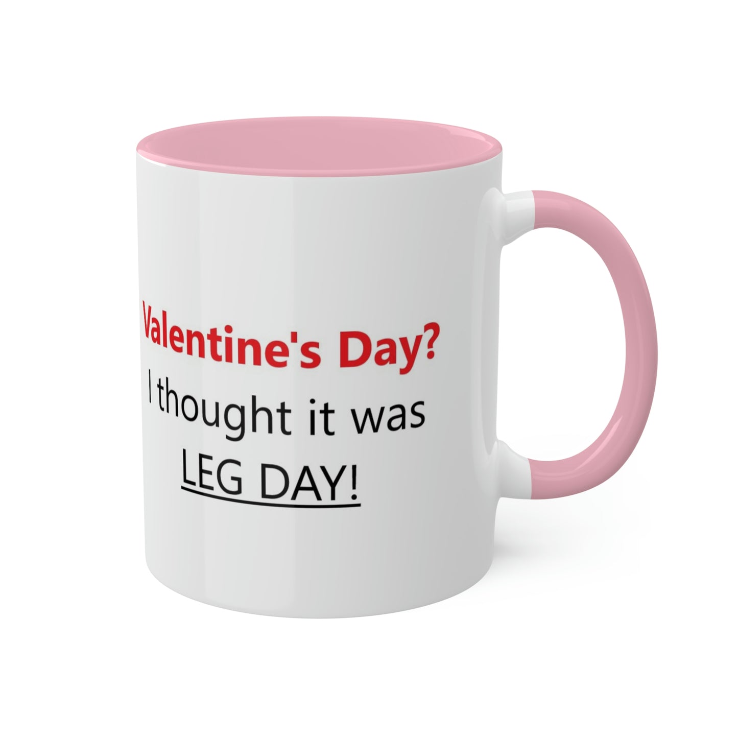 Funny Gym Person's Valentine's Gift Colorful Mugs, 11oz