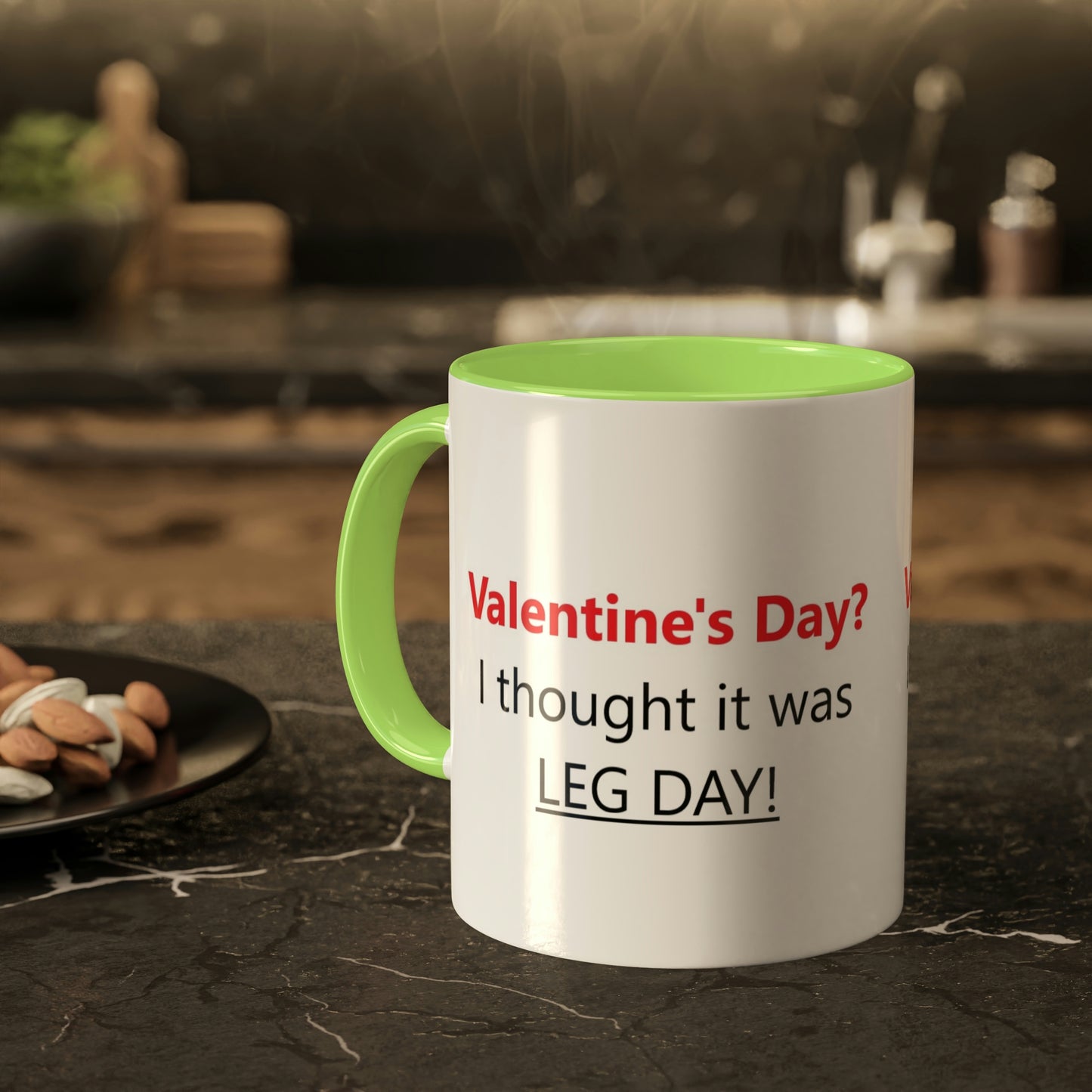 Funny Gym Person's Valentine's Gift Colorful Mugs, 11oz