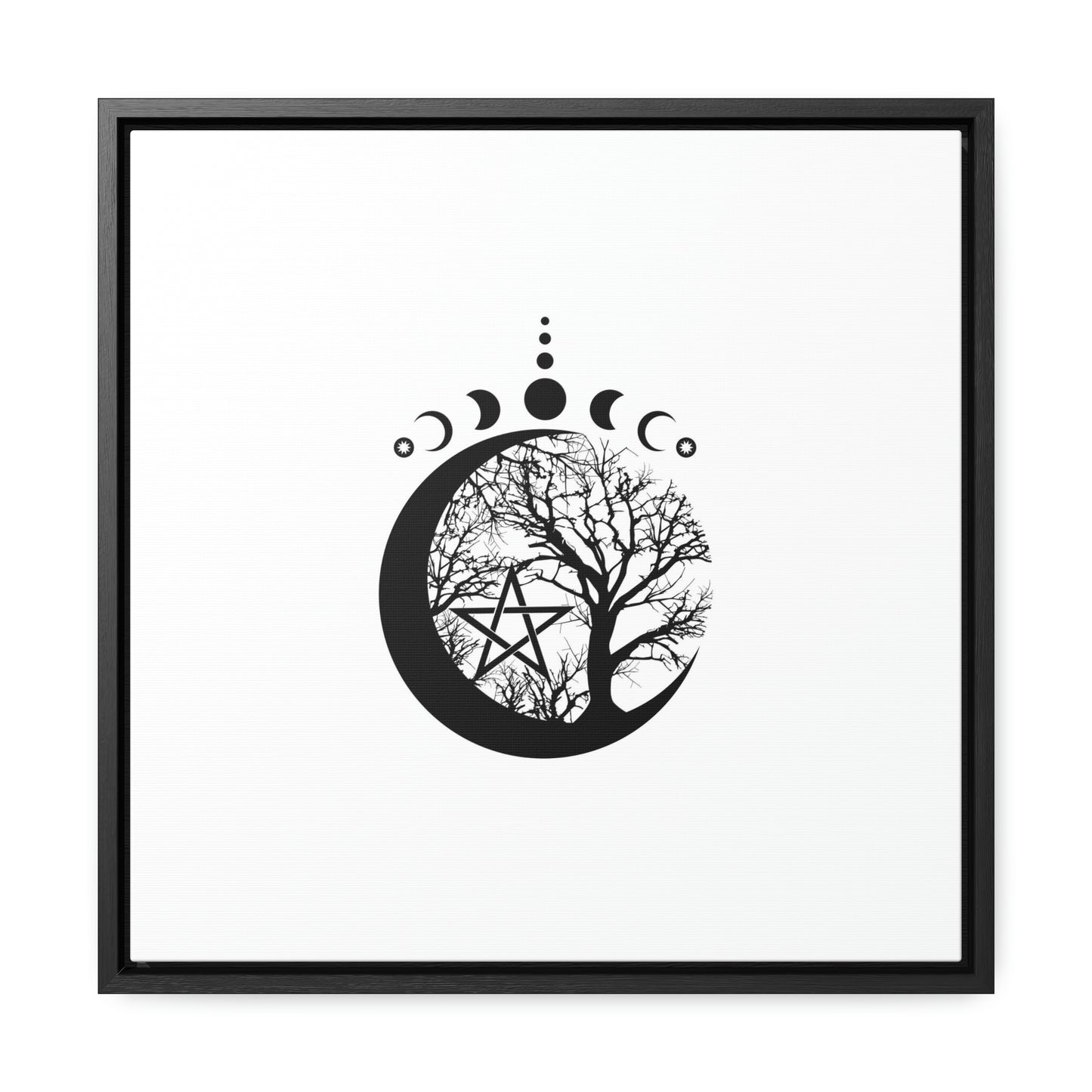 Gallery Canvas Wraps, Square Frame Wicca Design