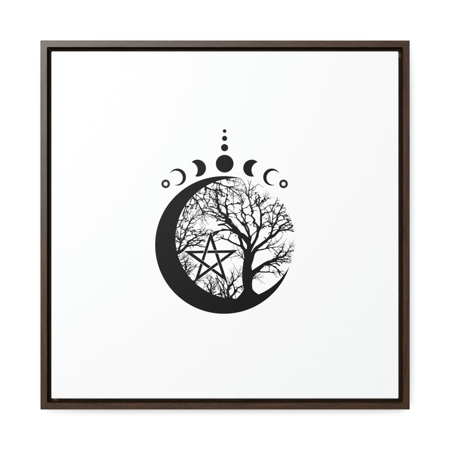 Gallery Canvas Wraps, Square Frame Wicca Design