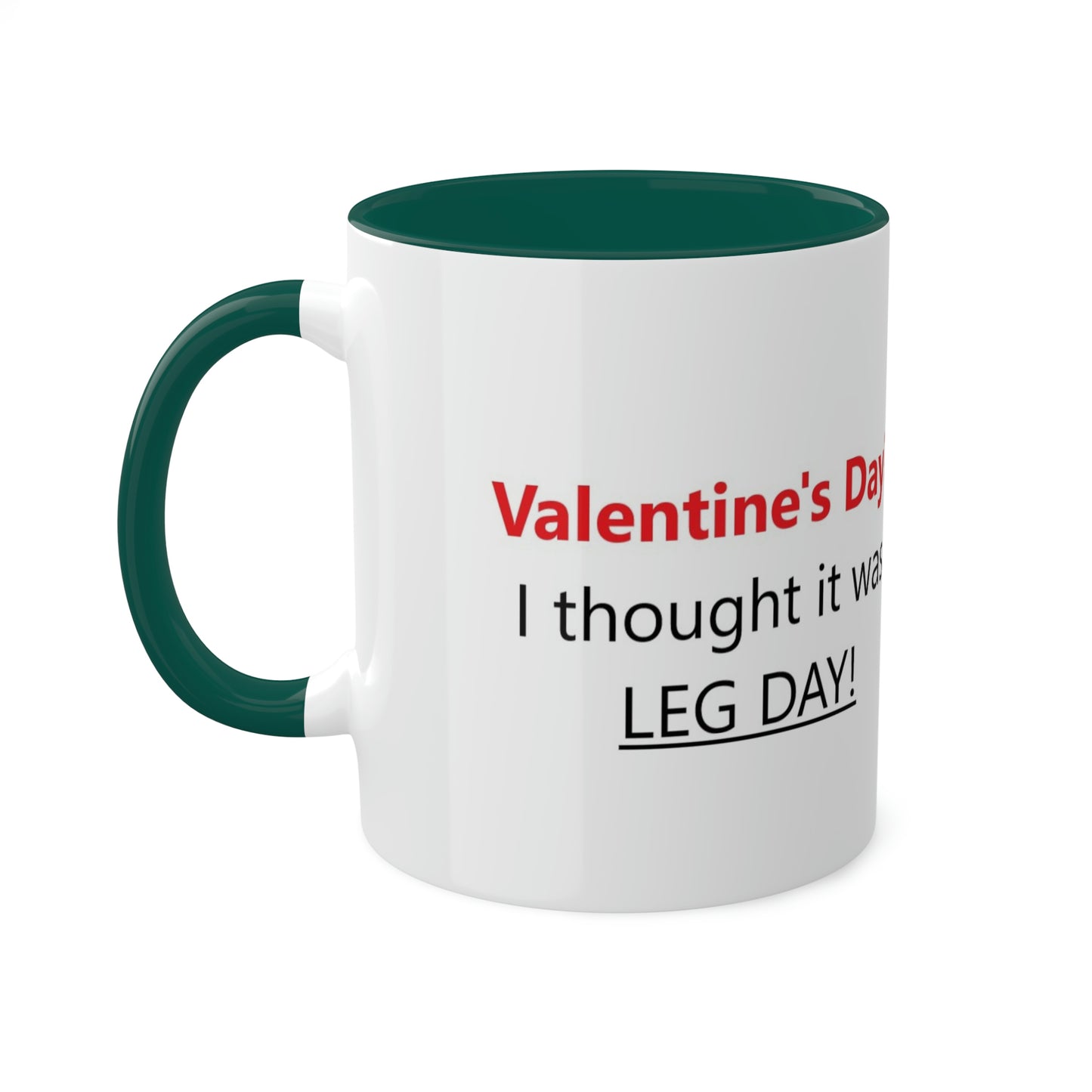 Funny Gym Person's Valentine's Gift Colorful Mugs, 11oz