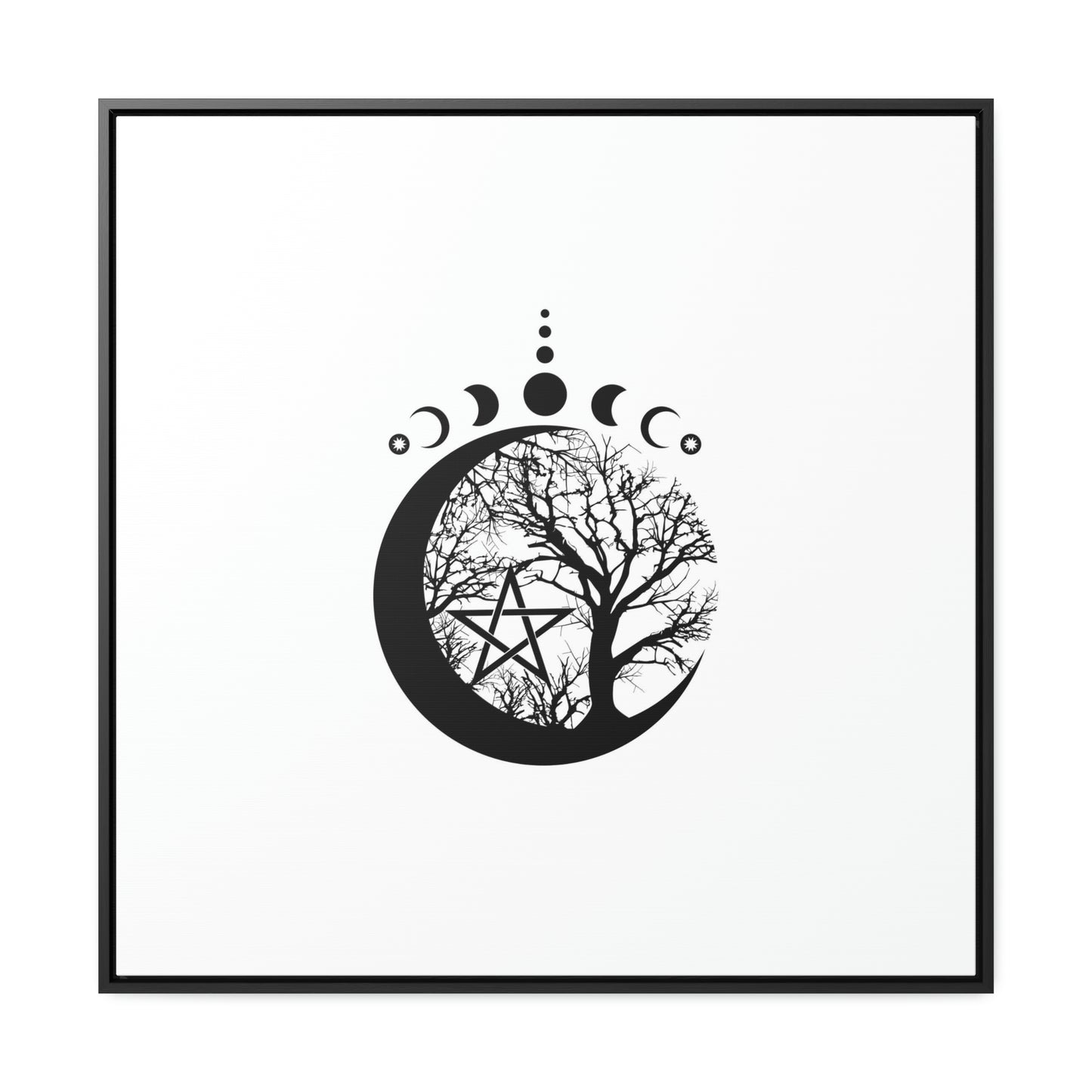 Gallery Canvas Wraps, Square Frame Wicca Design