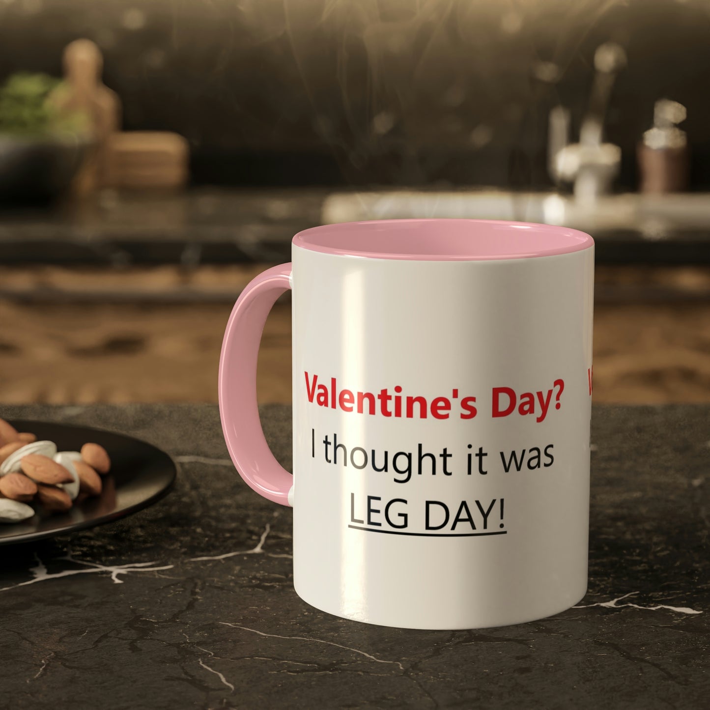 Funny Gym Person's Valentine's Gift Colorful Mugs, 11oz