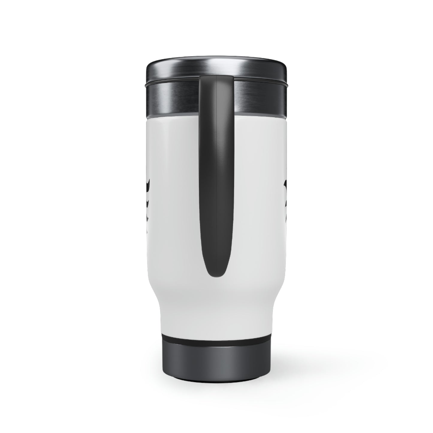 Supernatural Fan Stainless Steel Travel Mug with Handle, 14oz