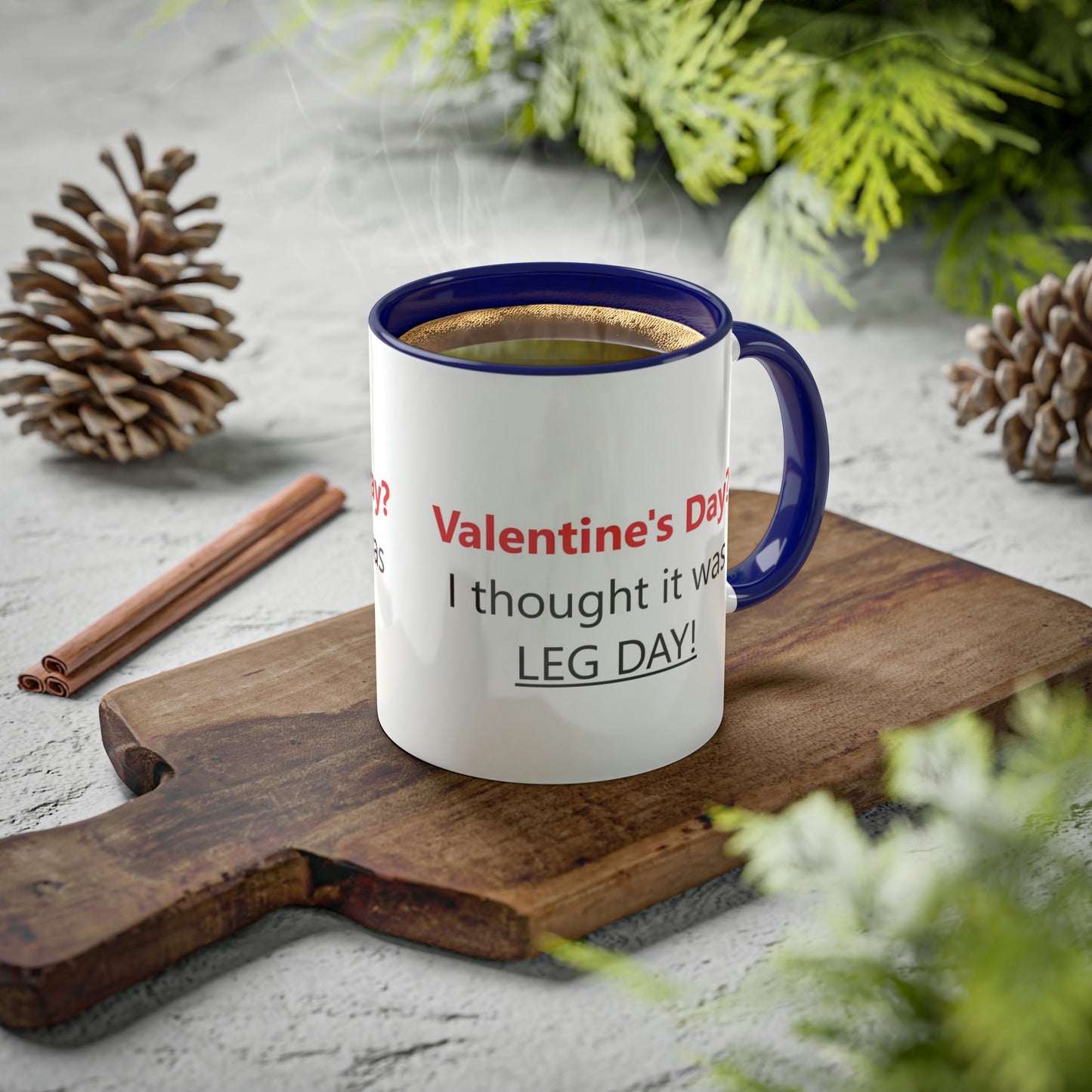 Funny Gym Person's Valentine's Gift Colorful Mugs, 11oz