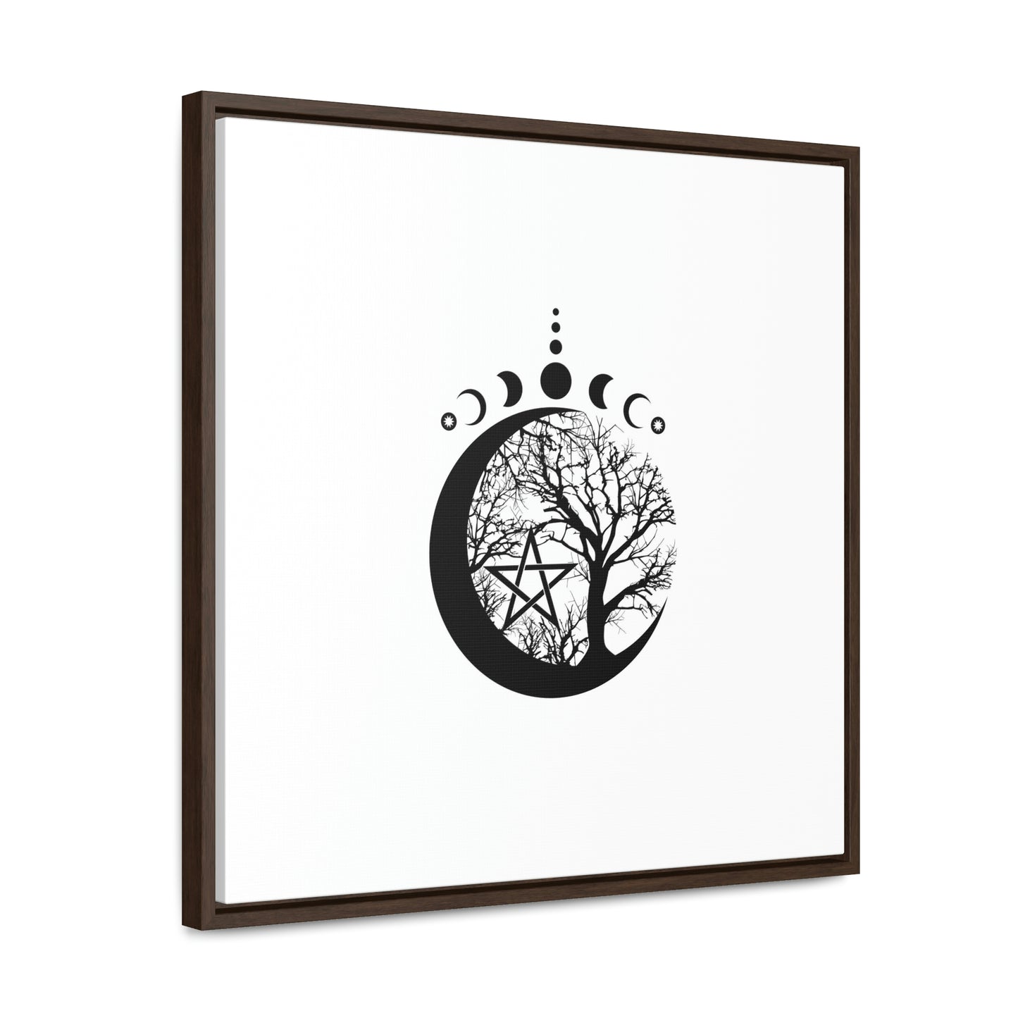 Gallery Canvas Wraps, Square Frame Wicca Design