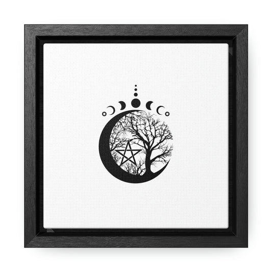 Gallery Canvas Wraps, Square Frame Wicca Design