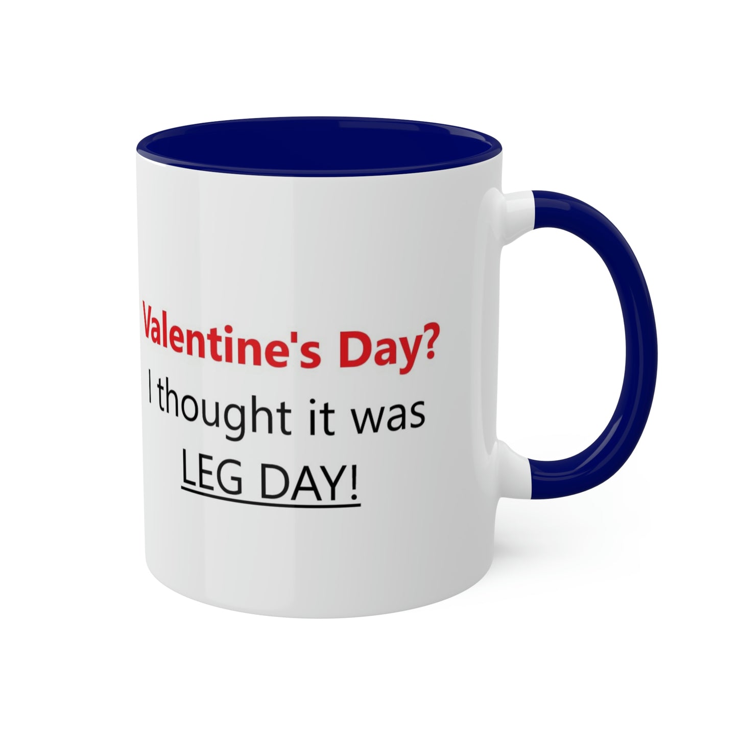 Funny Gym Person's Valentine's Gift Colorful Mugs, 11oz