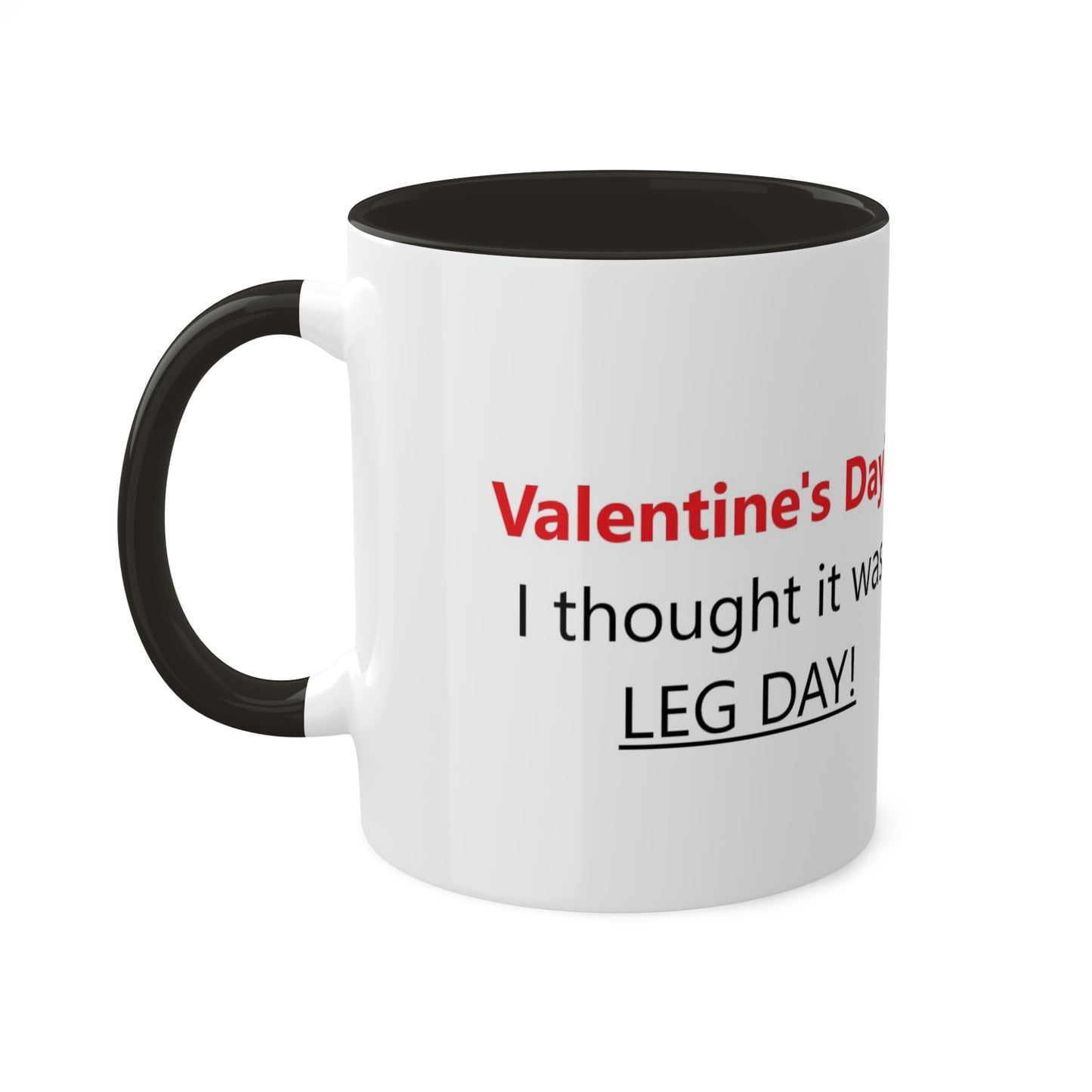 Funny Gym Person's Valentine's Gift Colorful Mugs, 11oz