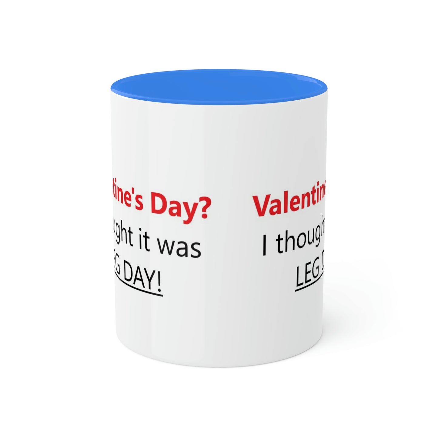 Funny Gym Person's Valentine's Gift Colorful Mugs, 11oz